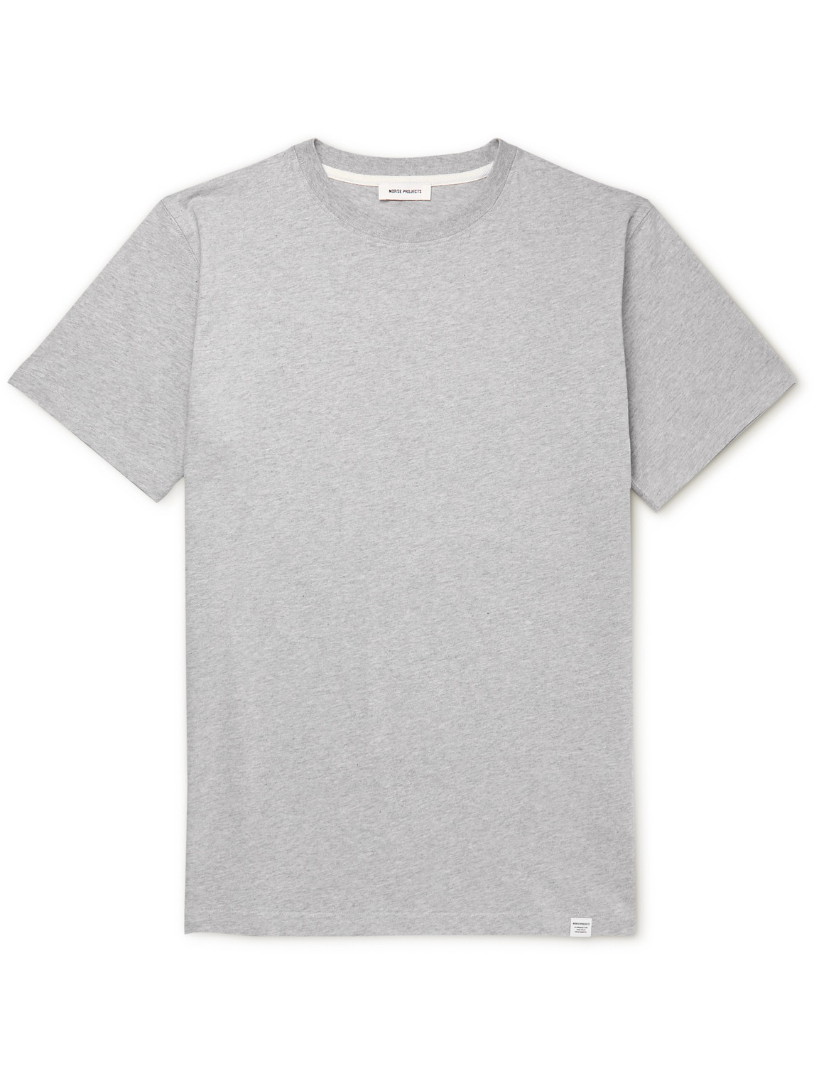 Norse Projects Niels Organic Cotton-jersey T-shirt In Gray