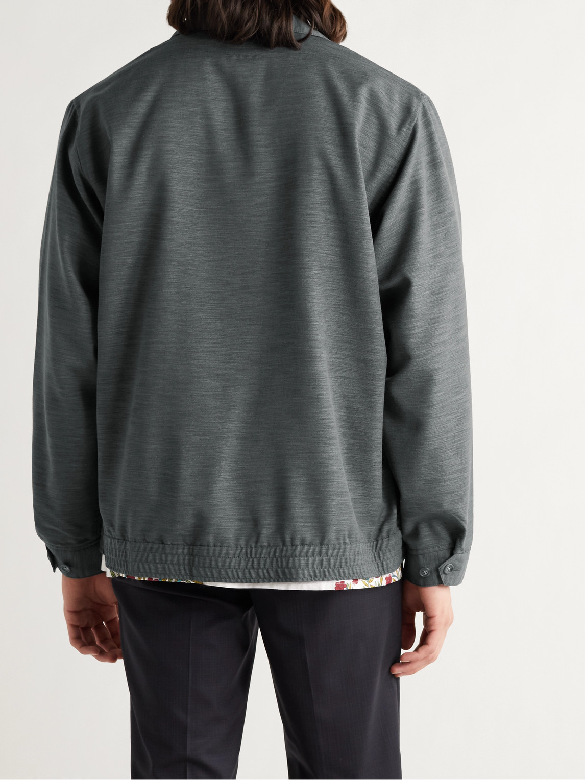  Beams Plus - Wool-blend Blouson Jacket - Men - Gray - L 