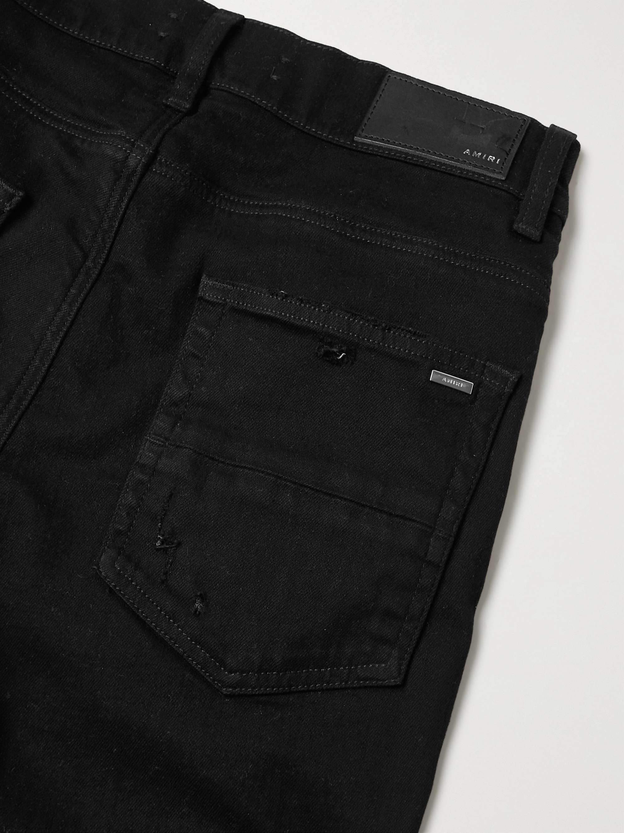 AMIRI MX1 Skinny-Fit Distressed Panelled Jeans