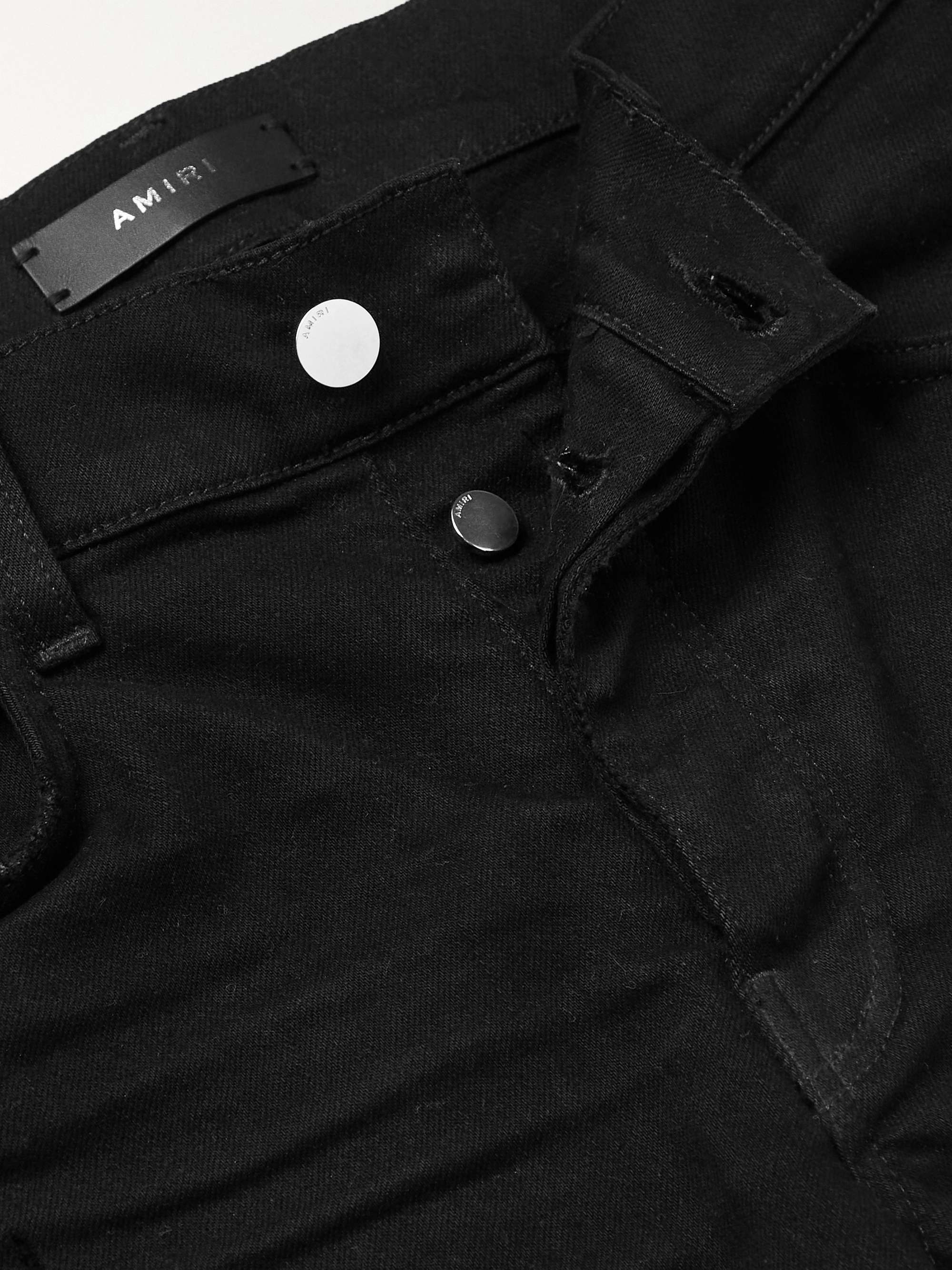 AMIRI MX1 Skinny-Fit Distressed Panelled Jeans