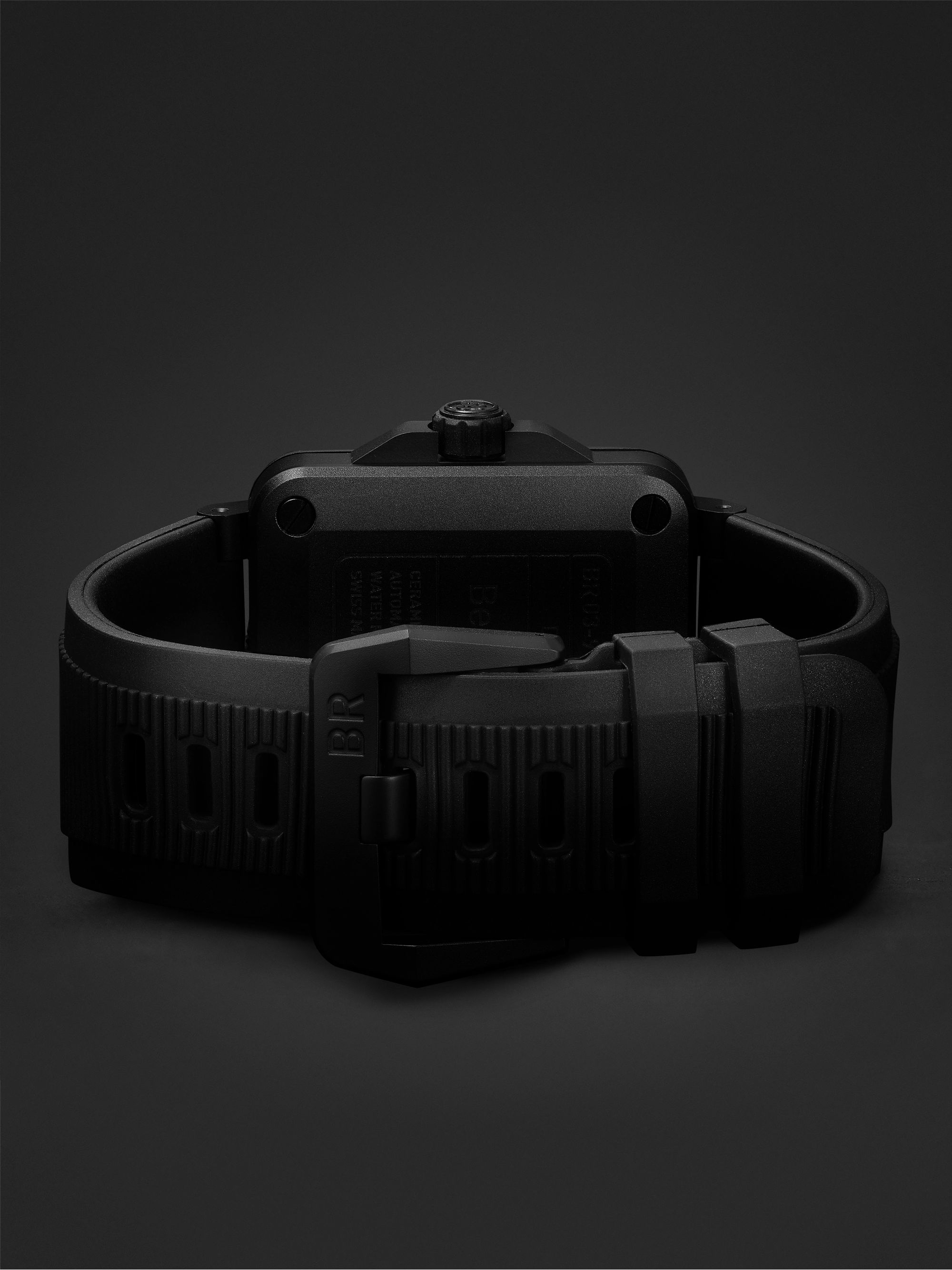 BELL & ROSS BR 03-92 Diver Limited Edition Automatic 42mm Bronze and Leather Watch, Ref.No R0392-D-BR-BR/SCA