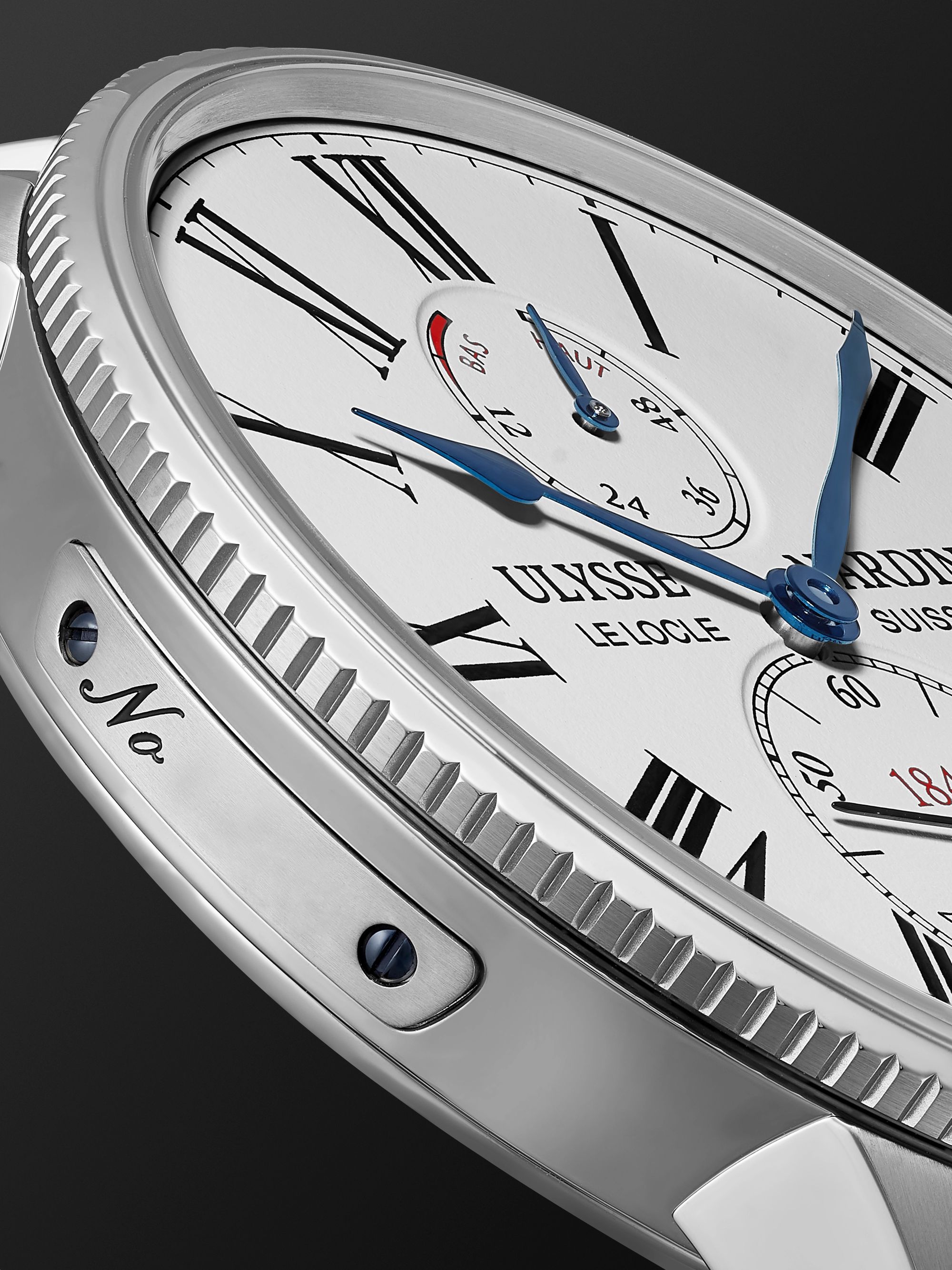 ULYSSE NARDIN Marine Torpilleur Automatic 42mm Stainless Steel Watch, Ref. No. 1183-310-7M/40