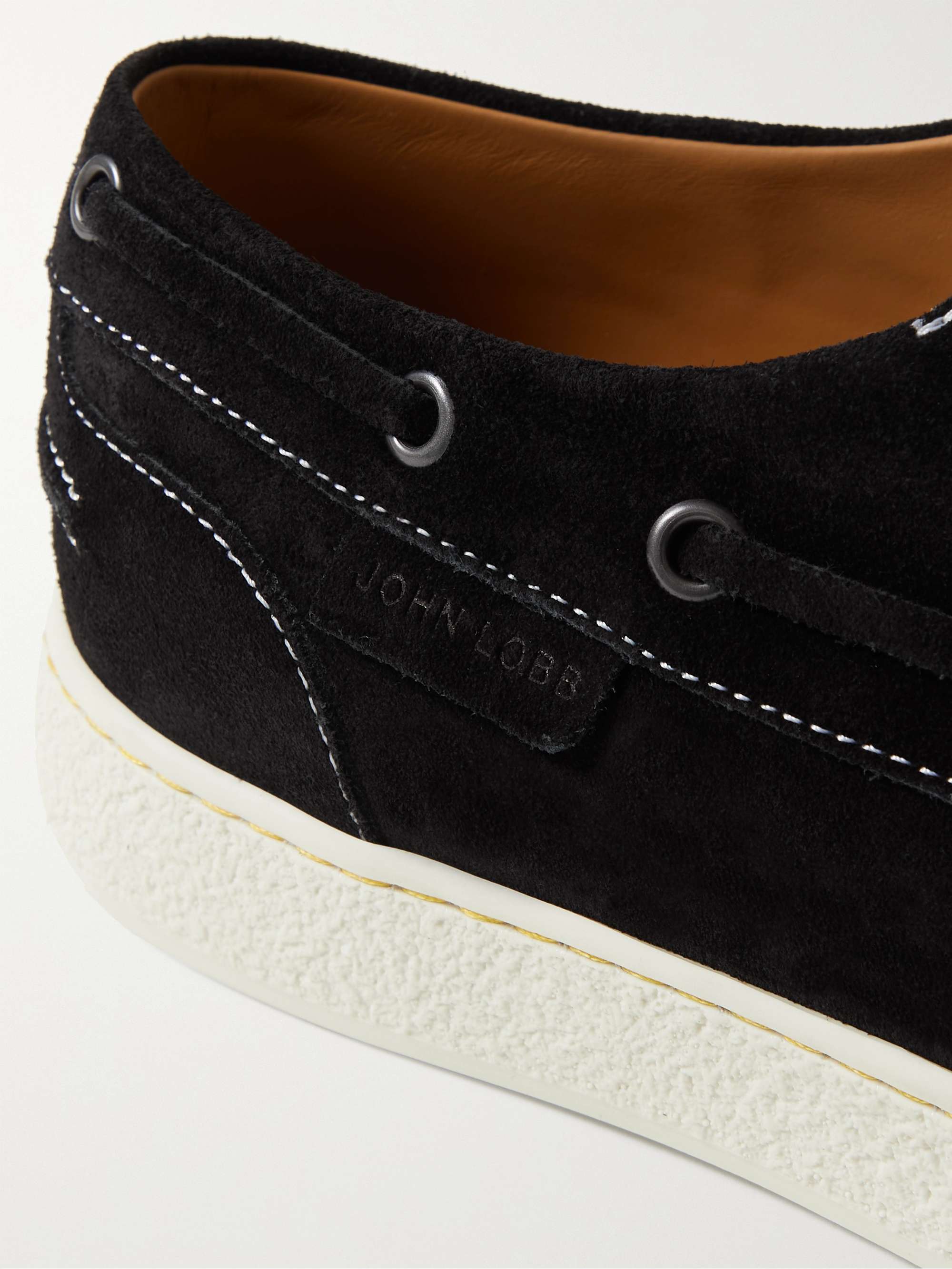 JOHN LOBB Pier Suede Boat Shoes