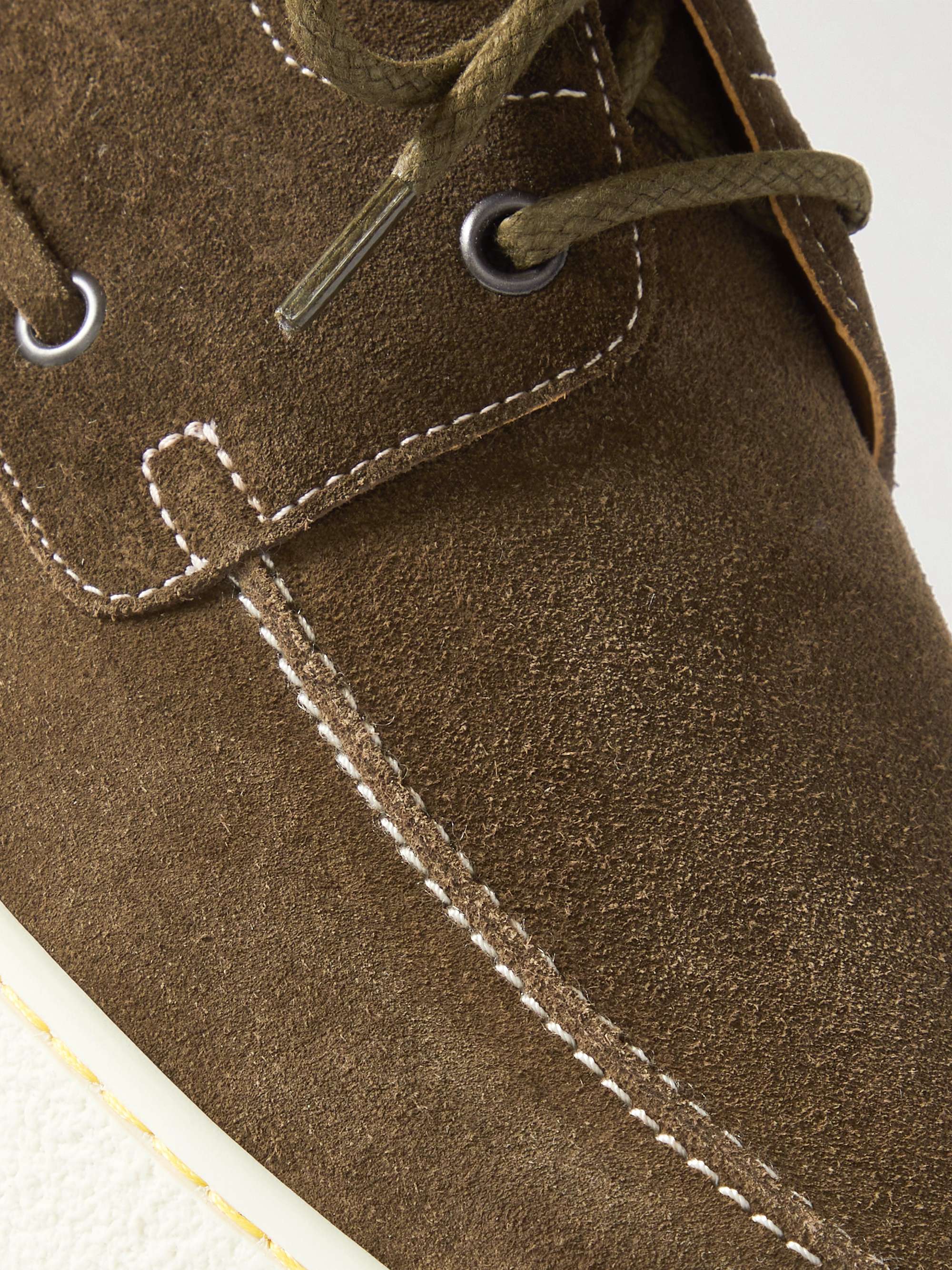 JOHN LOBB Pier Suede Boat Shoes