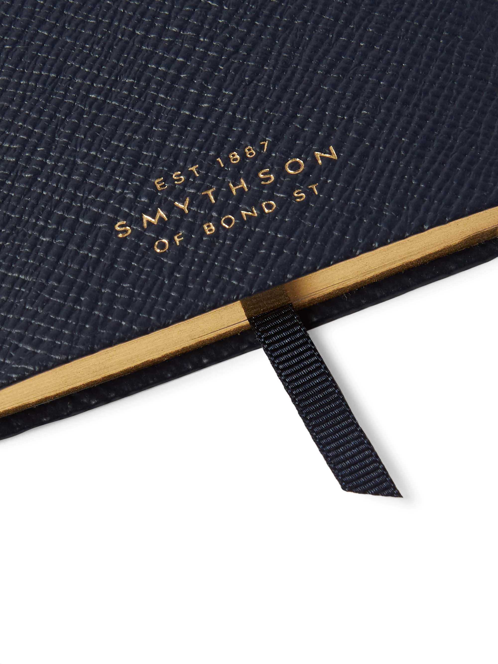KINGSMAN + Smythson Panama I Go Where You Go Cross-Grain Leather Notebook