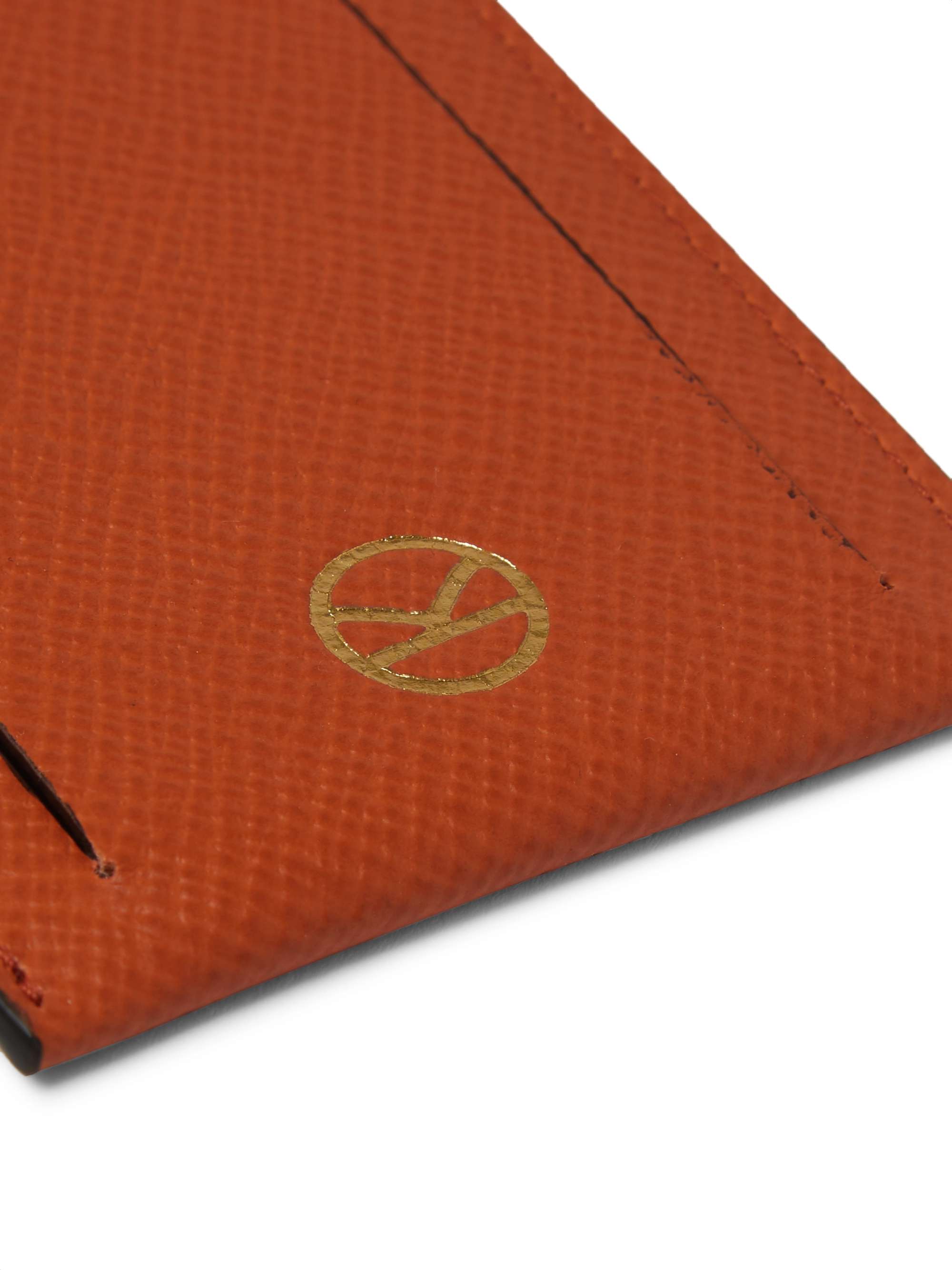KINGSMAN + Smythson Cross-Grain Leather Luggage Tag