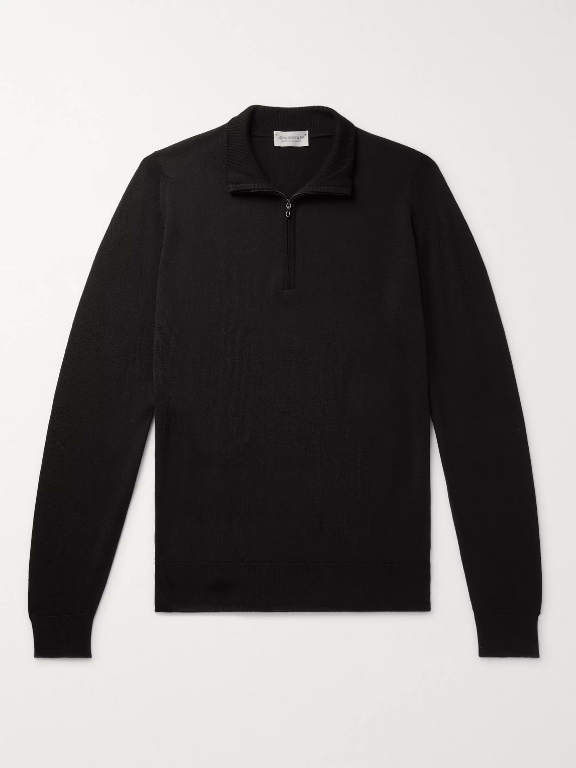 John Smedley Tapton Slim-Fit Merino Wool Half-Zip Sweater - Men