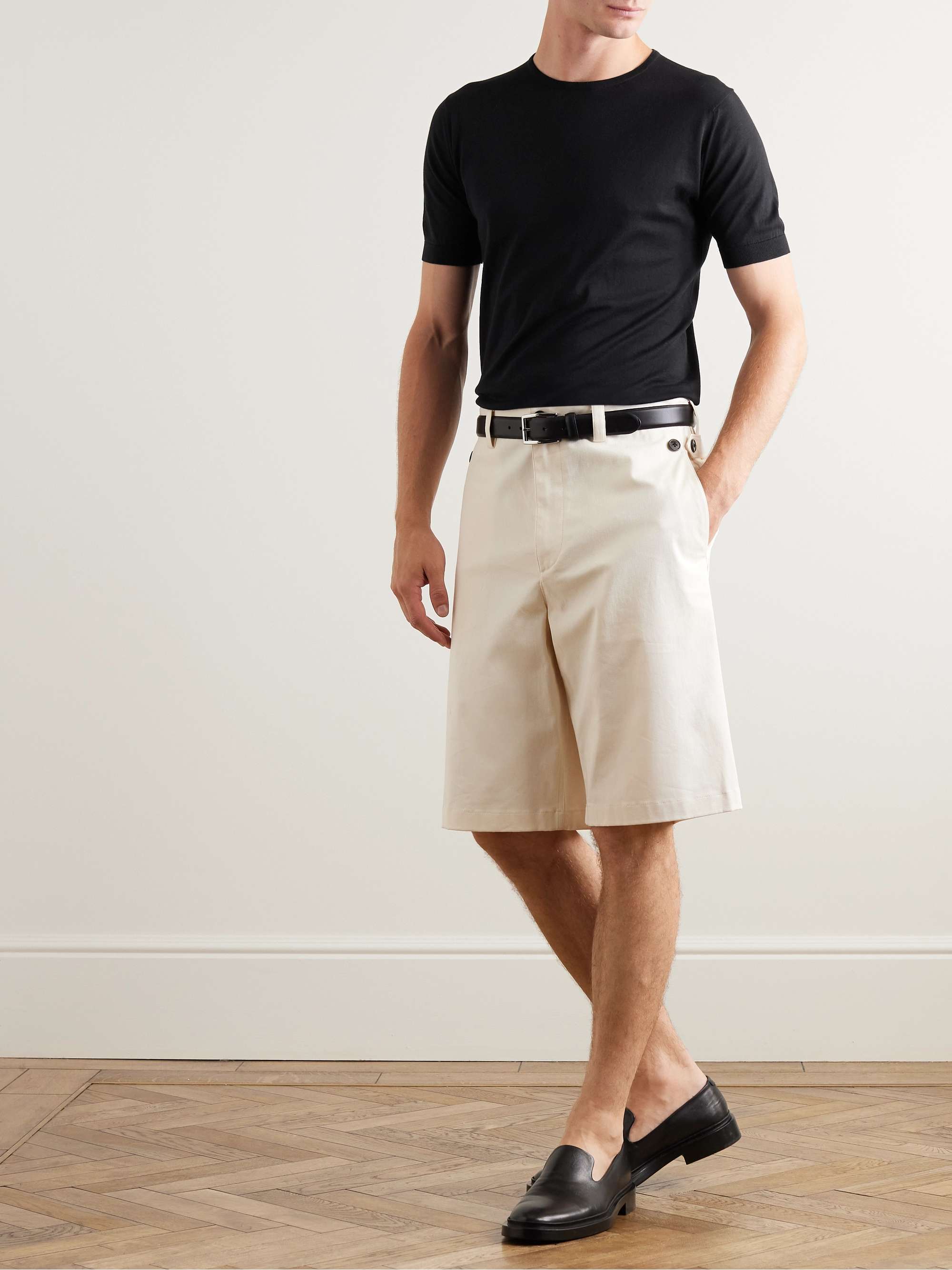 JOHN SMEDLEY Belden Slim-Fit Sea Island Cotton T-Shirt