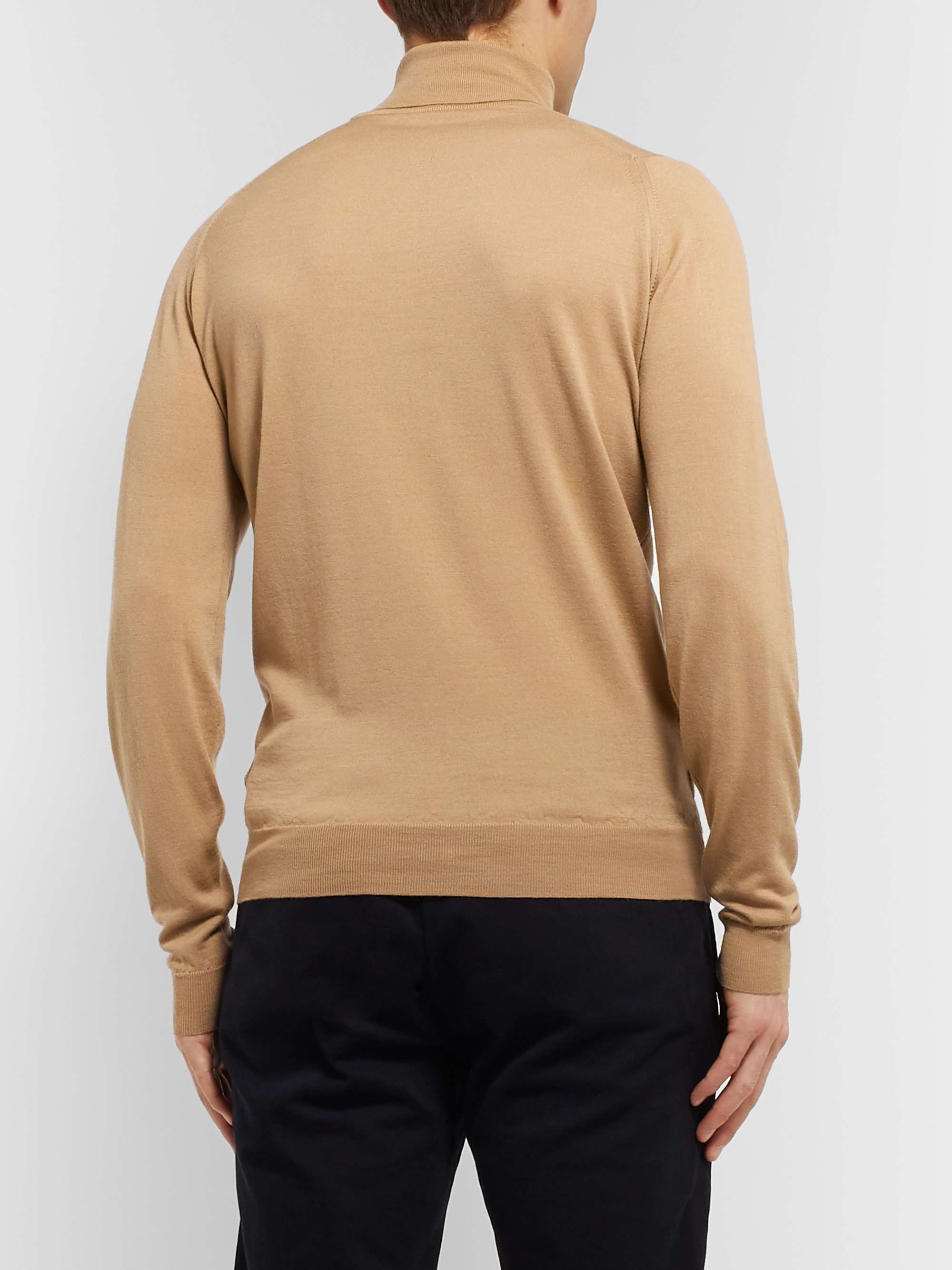 JOHN SMEDLEY Merino Wool Rollneck Sweater