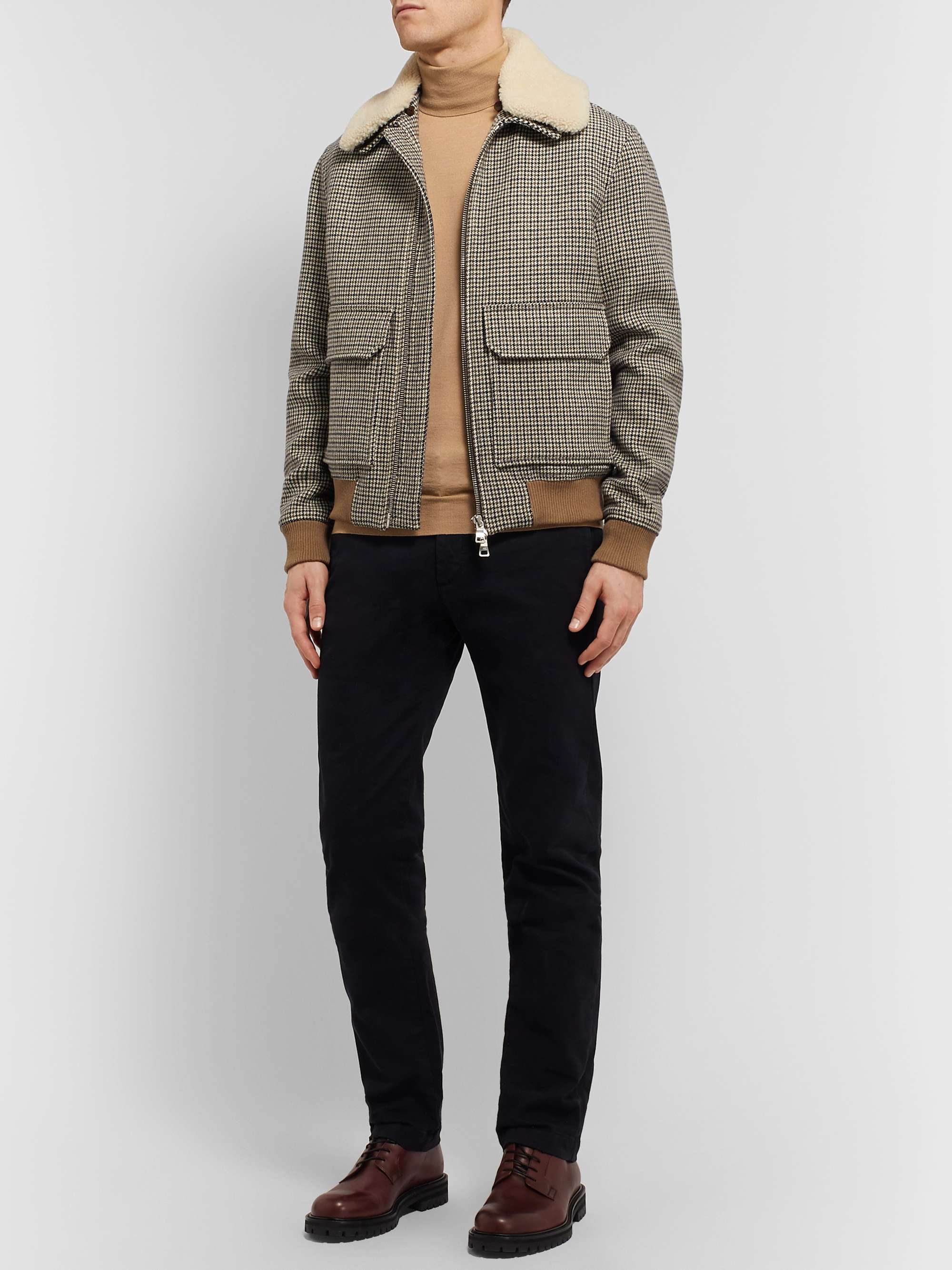 JOHN SMEDLEY Merino Wool Rollneck Sweater