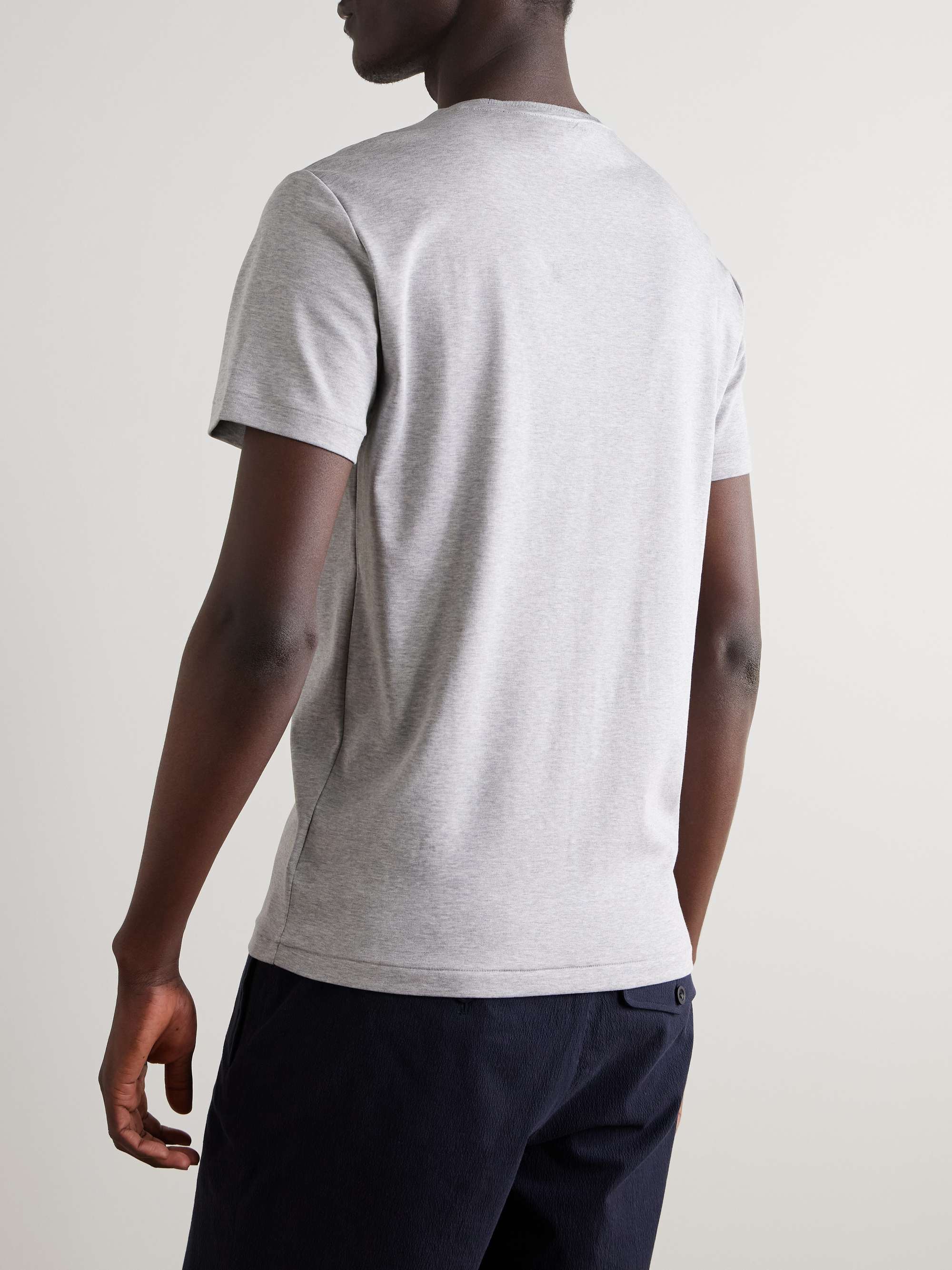 POLO RALPH LAUREN Slim-Fit Mélange Cotton-Jersey T-Shirt