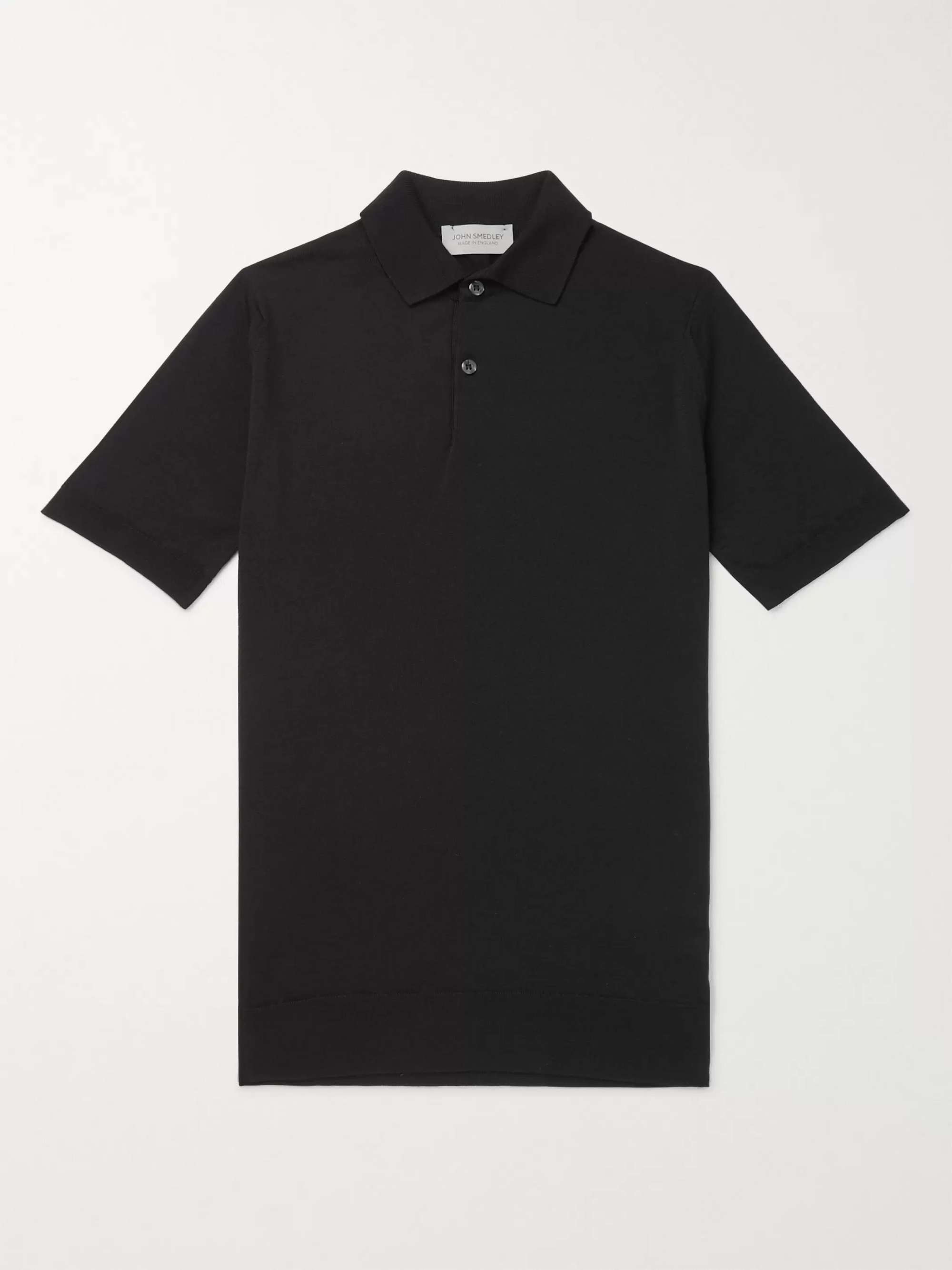 JOHN SMEDLEY Payton Slim-Fit Wool Polo Shirt for Men | MR PORTER
