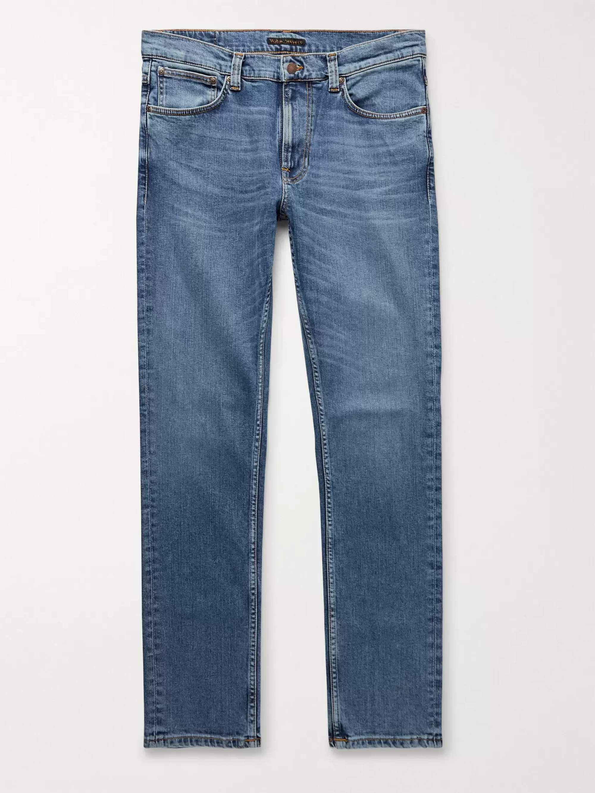 Lean Dean Slim-Fit Tapered Organic Stretch-Denim Jeans