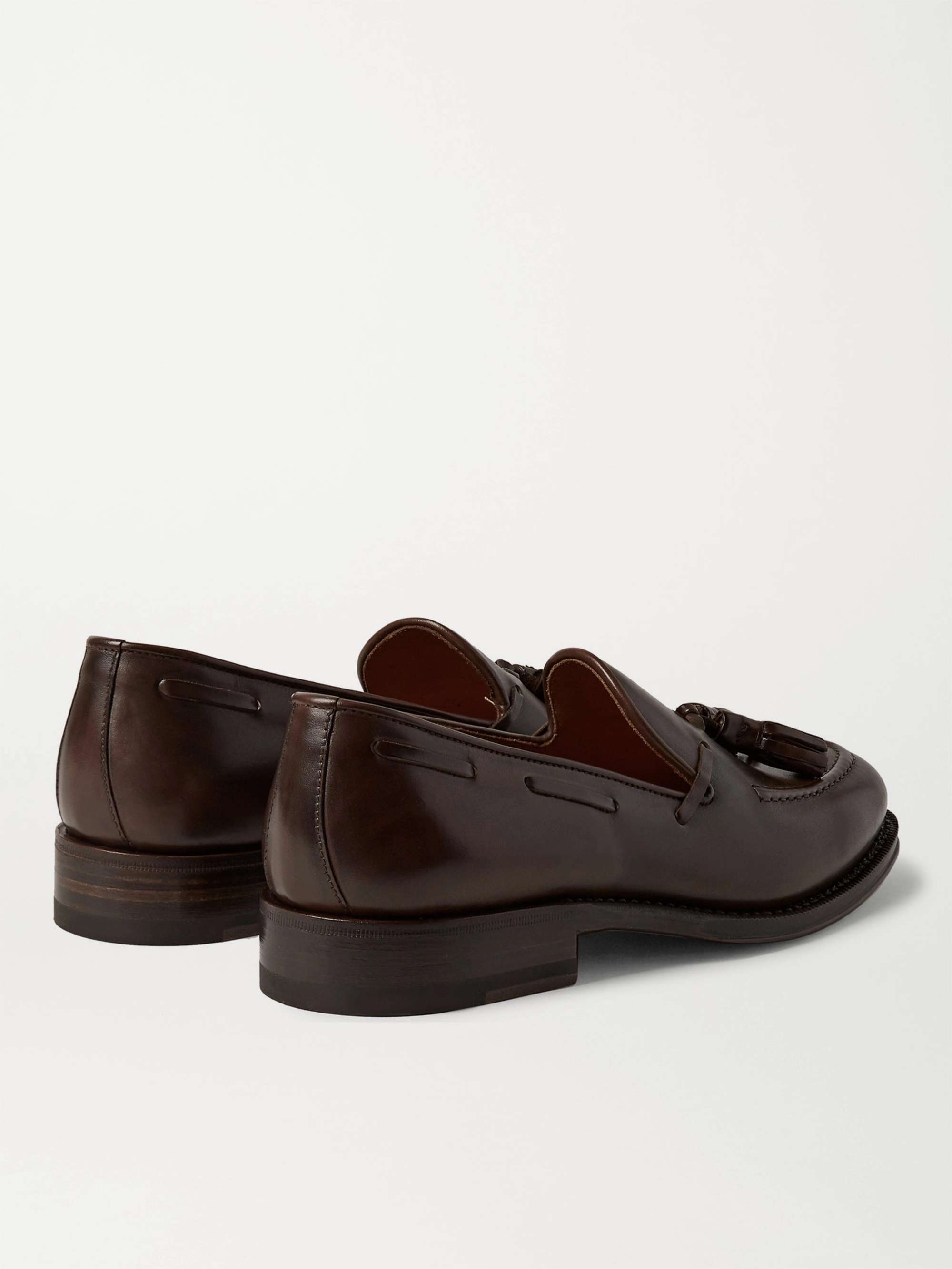 SID MASHBURN Leather Tasselled Loafers