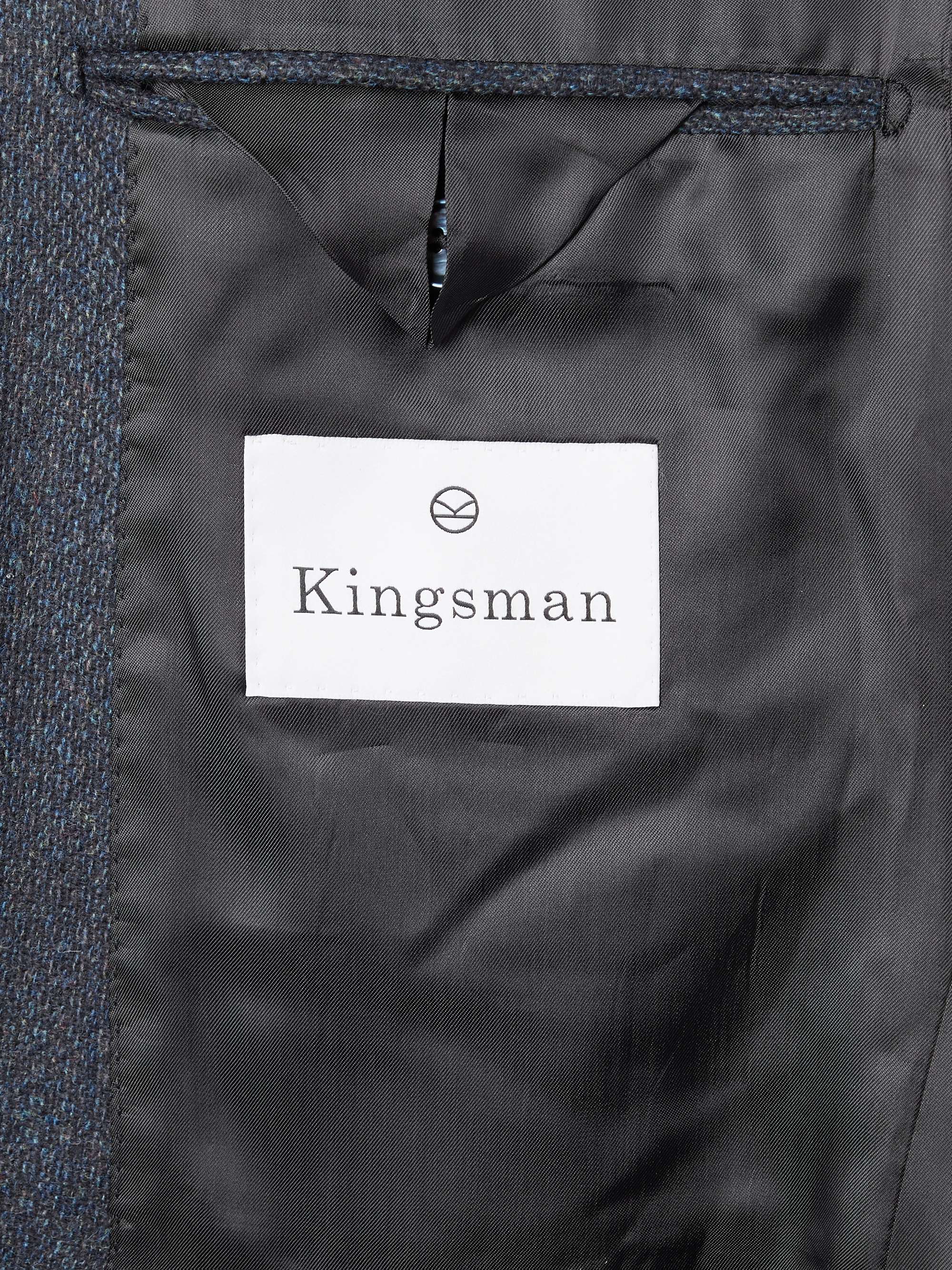 KINGSMAN Conrad Slim-Fit Mélange Wool Suit Jacket