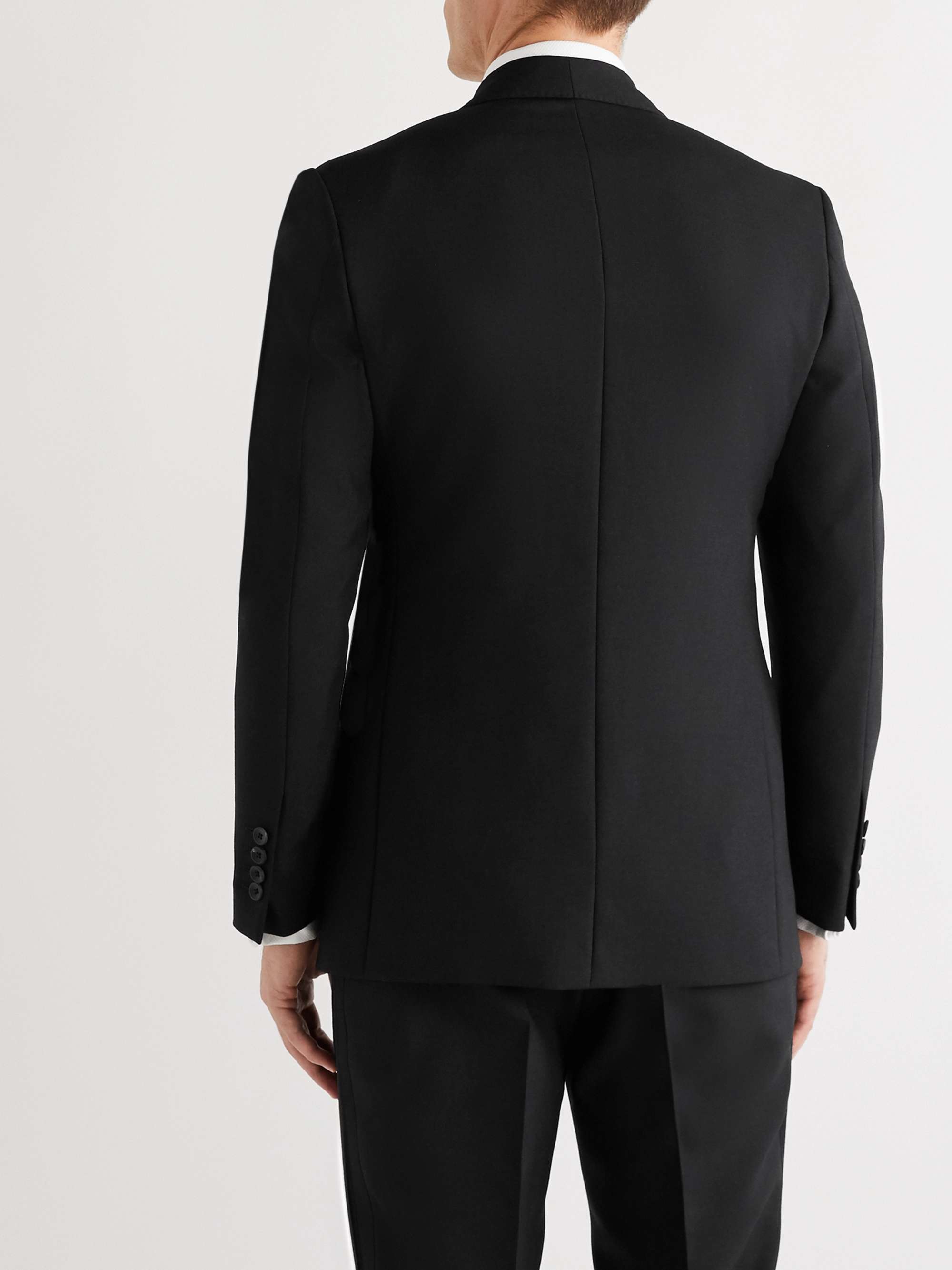 KINGSMAN Slim-Fit Wool and Mohair-Blend Tuxedo Jacket