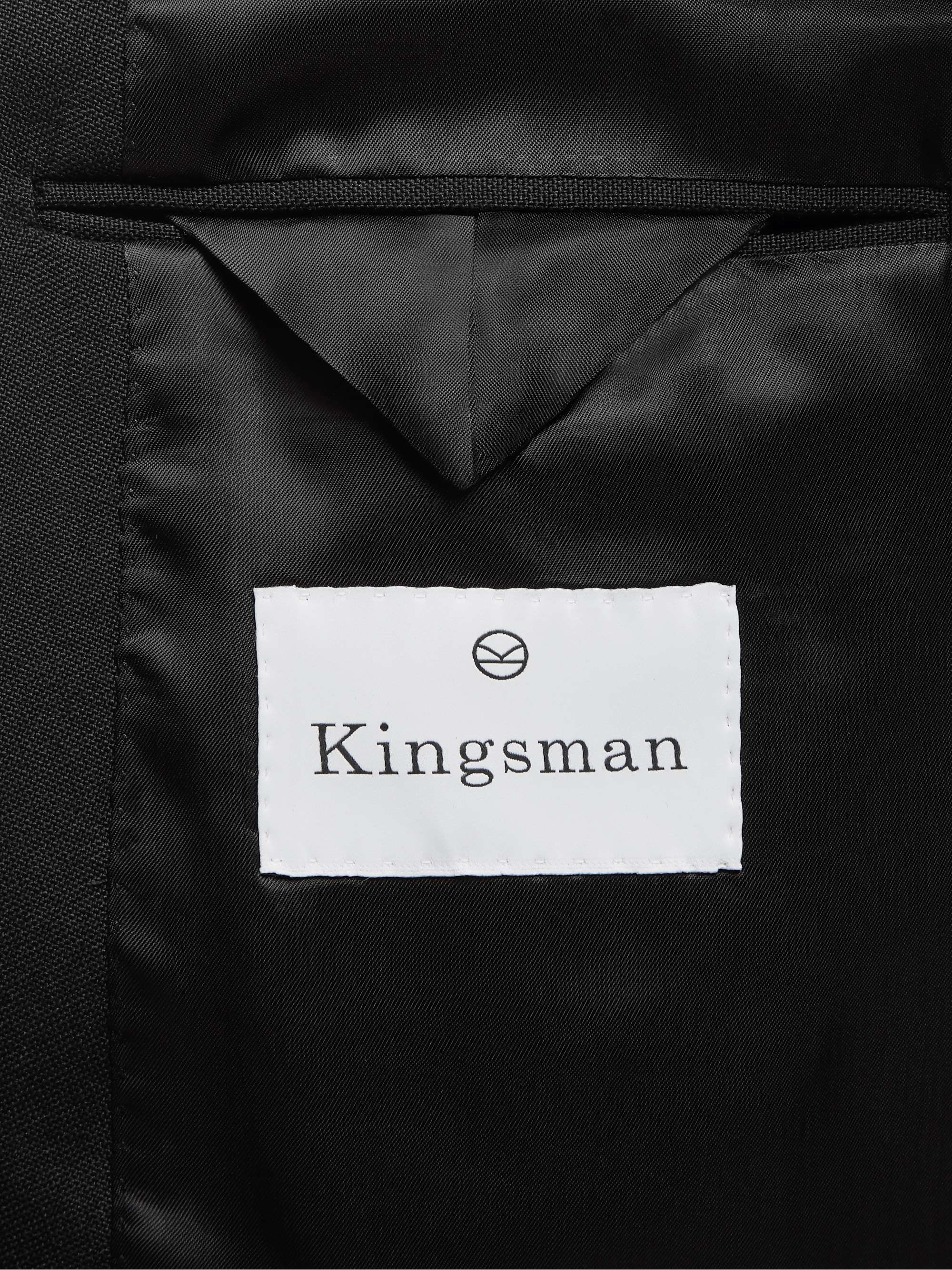 KINGSMAN Slim-Fit Wool and Mohair-Blend Tuxedo Jacket