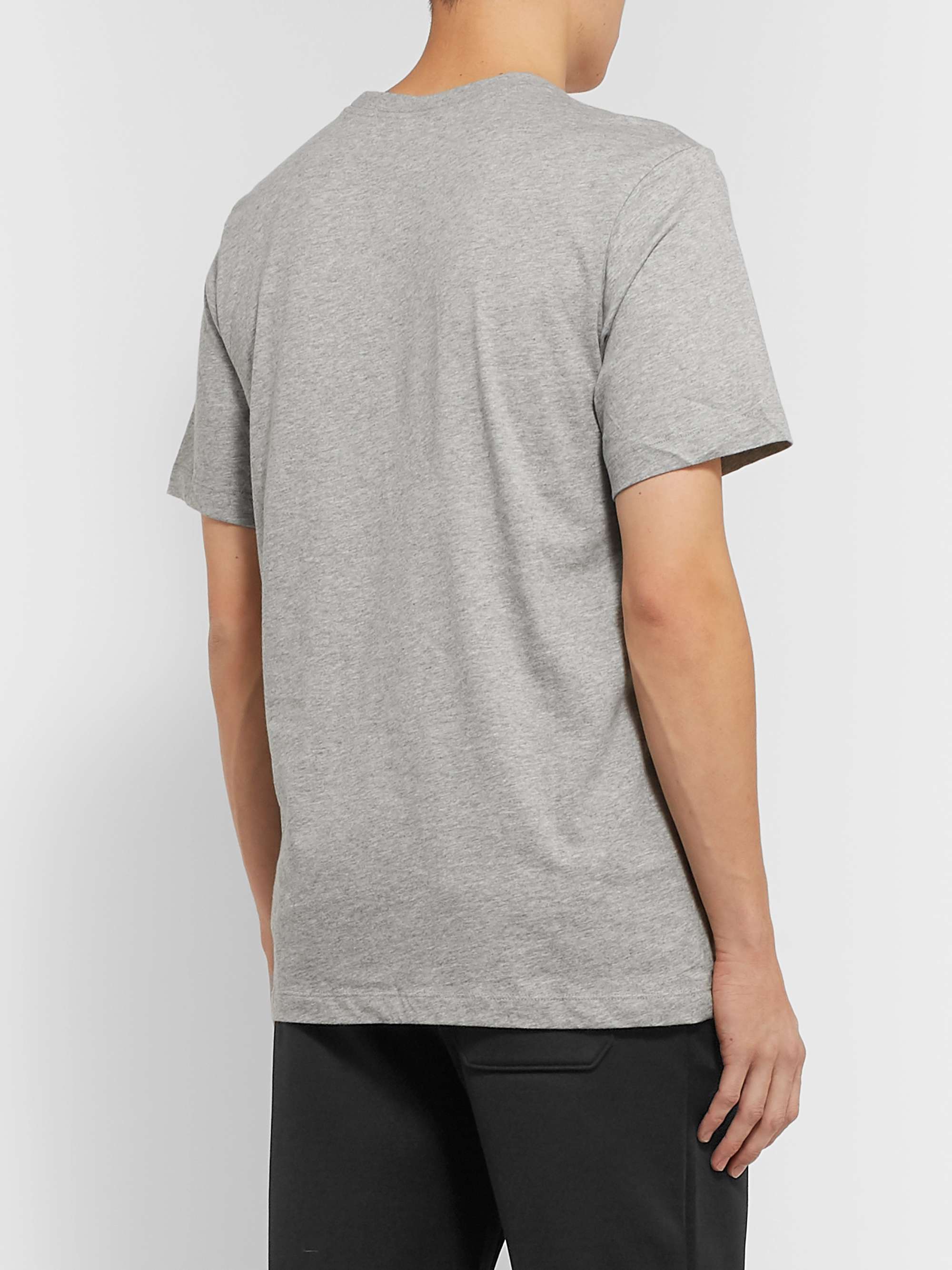 NIKE Logo-Embroidered Cotton-Jersey T-Shirt