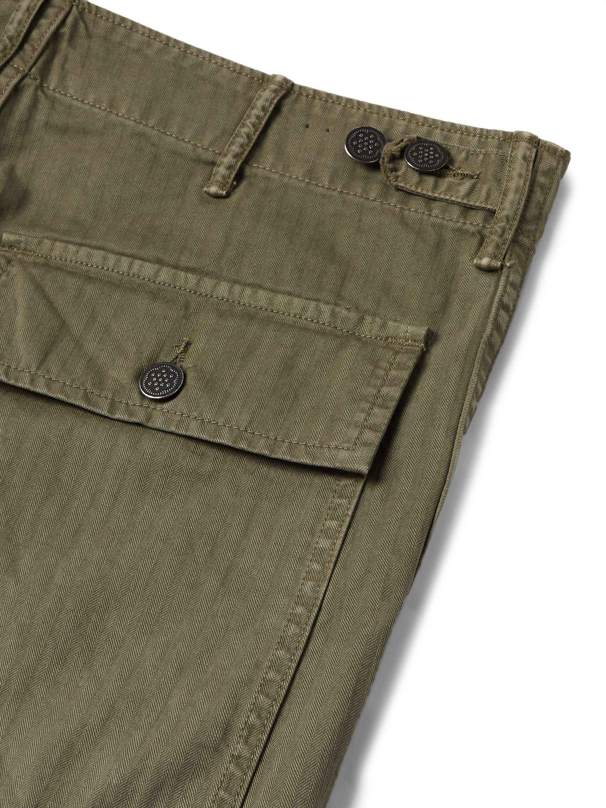 RRL Cotton-Herringbone Trousers