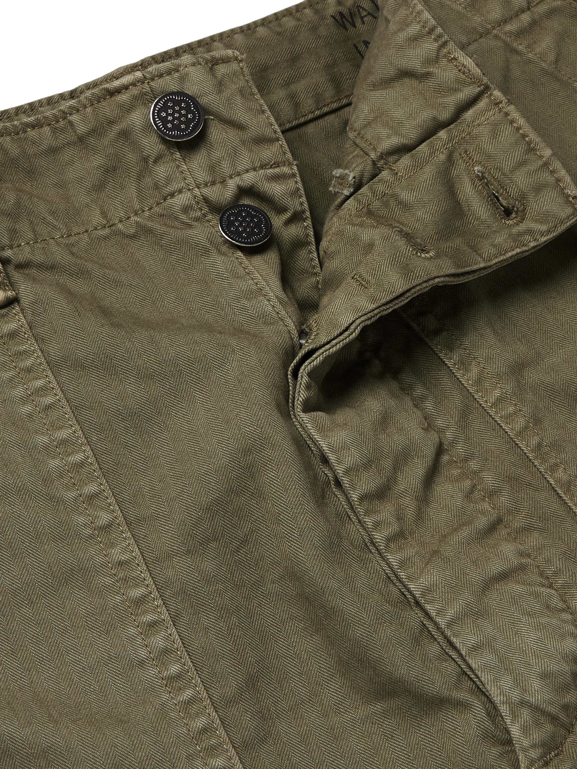 RRL Cotton-Herringbone Trousers