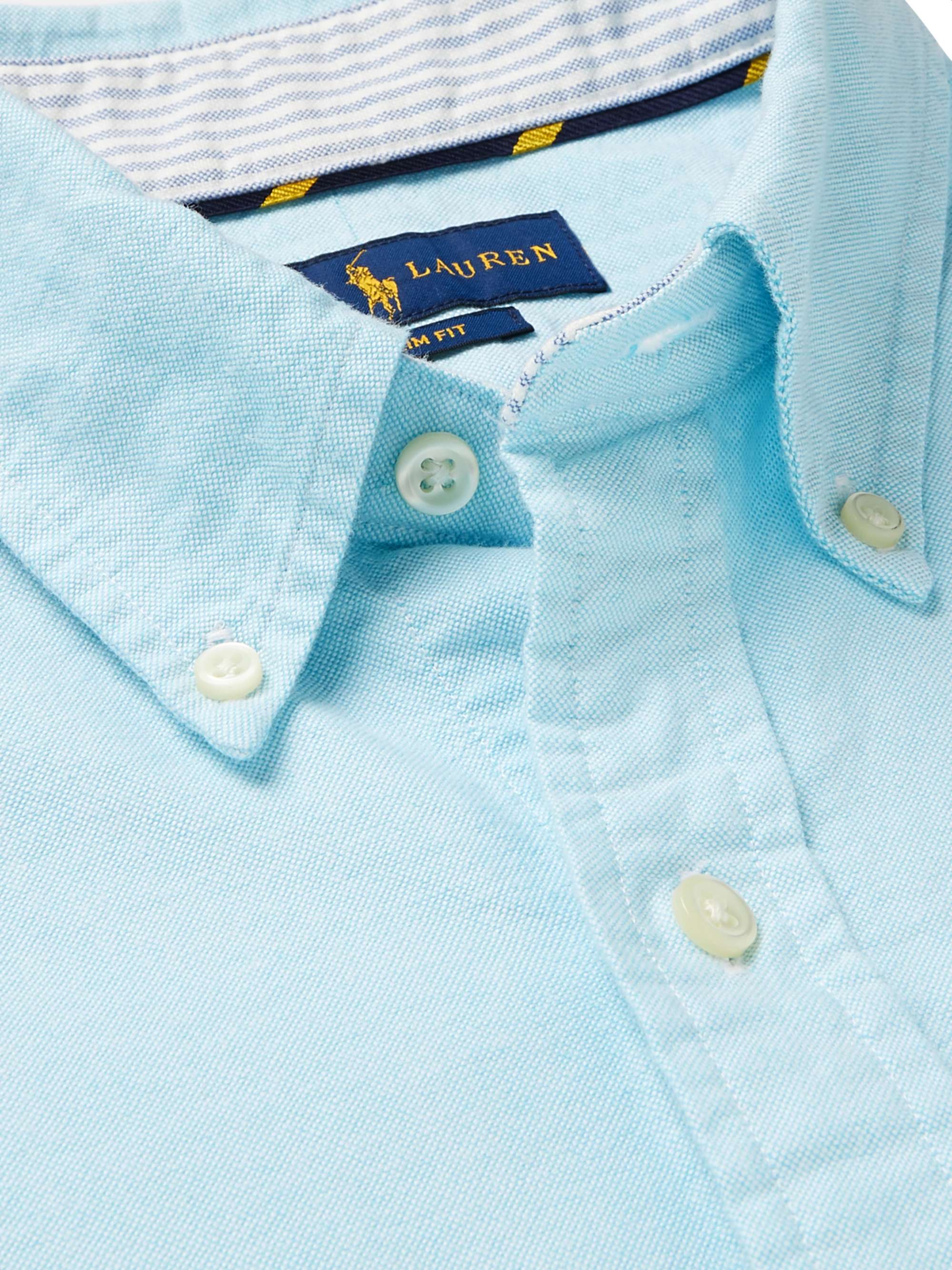 POLO RALPH LAUREN Slim-Fit Button-Down Collar Cotton Oxford Shirt