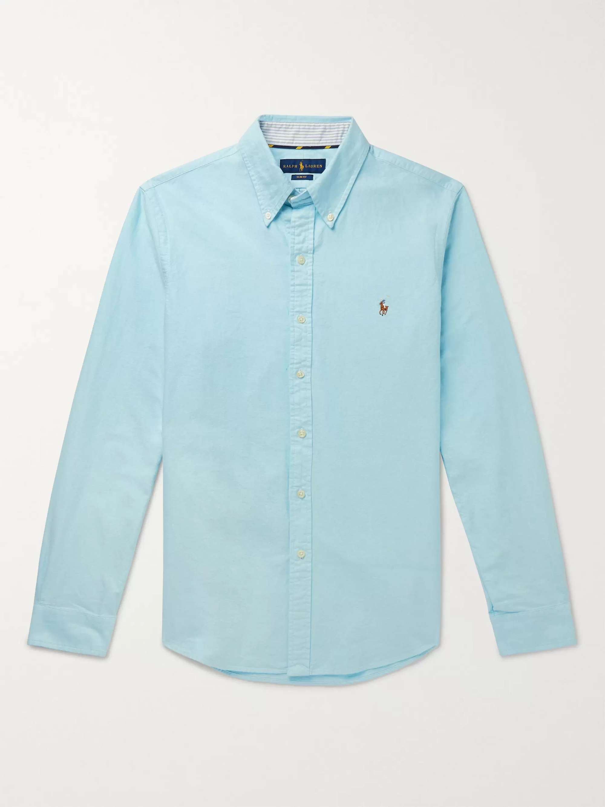 POLO RALPH LAUREN Slim-Fit Button-Down Collar Cotton Oxford Shirt | MR  PORTER