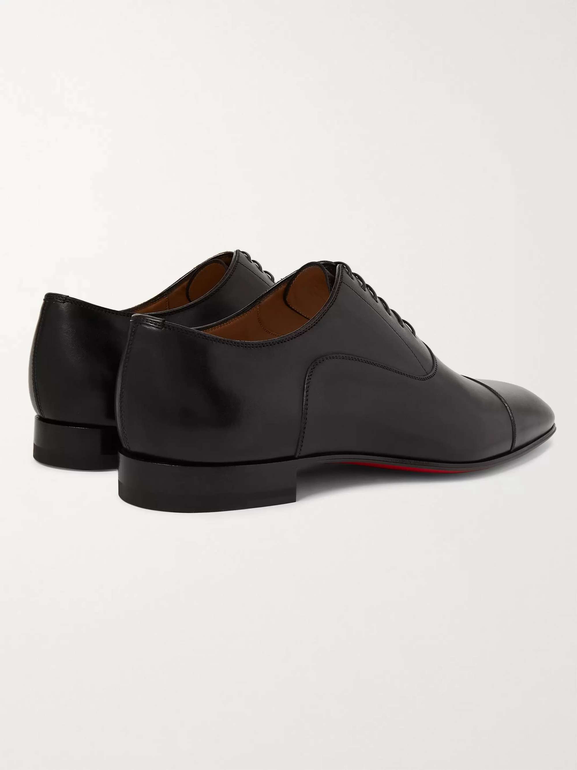 CHRISTIAN LOUBOUTIN Greggo Leather Oxford Shoes