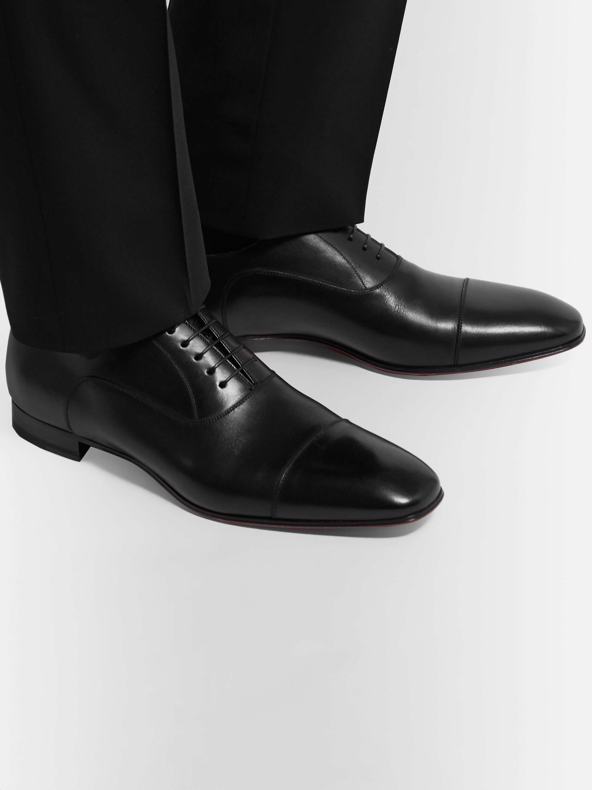 CHRISTIAN LOUBOUTIN Greggo Leather Oxford Shoes