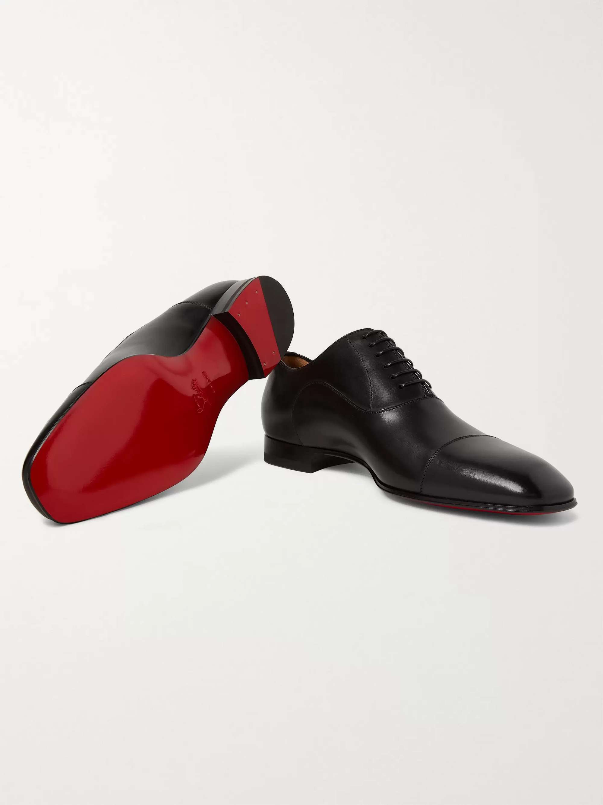 CHRISTIAN LOUBOUTIN Greggo Leather Oxford Shoes