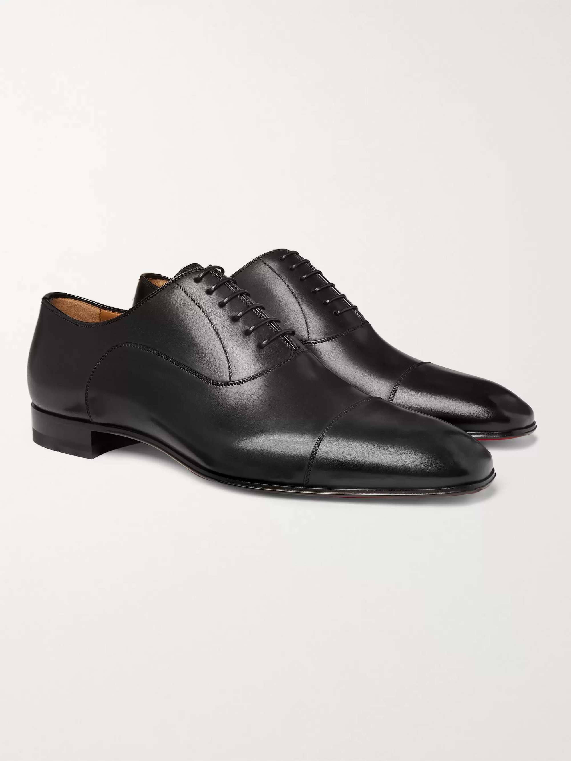 CHRISTIAN LOUBOUTIN Greggo Leather Oxford Shoes