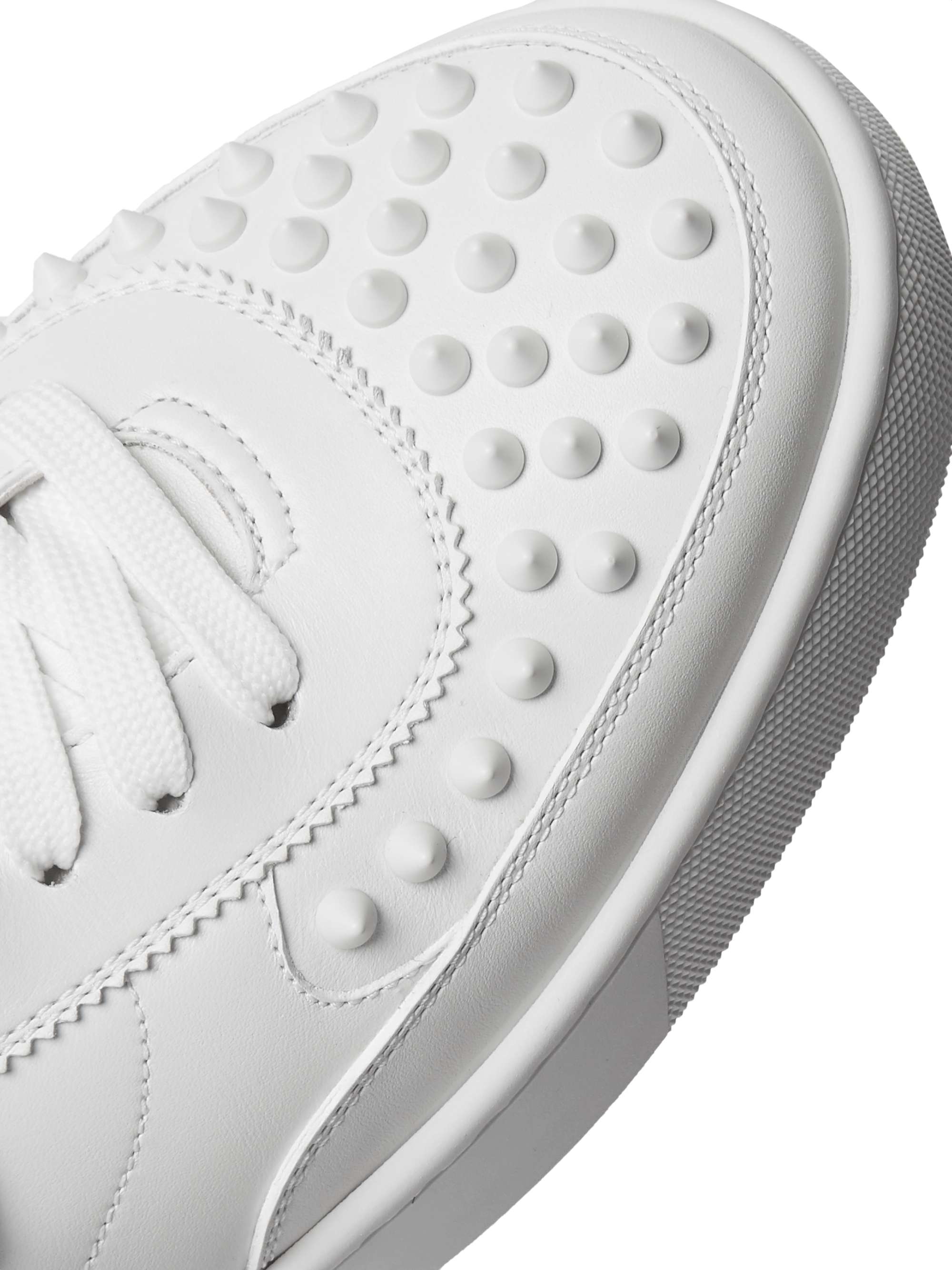 CHRISTIAN LOUBOUTIN Happyrui Spiked Leather Sneakers