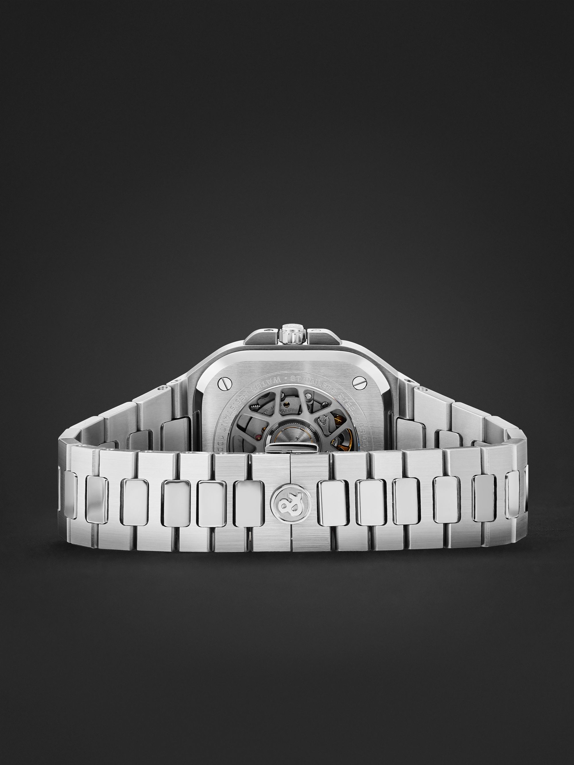 BELL & ROSS BR 05 Black Steel Automatic 40mm Stainless Steel Watch, Ref. No. BR05A-BL-ST/SST