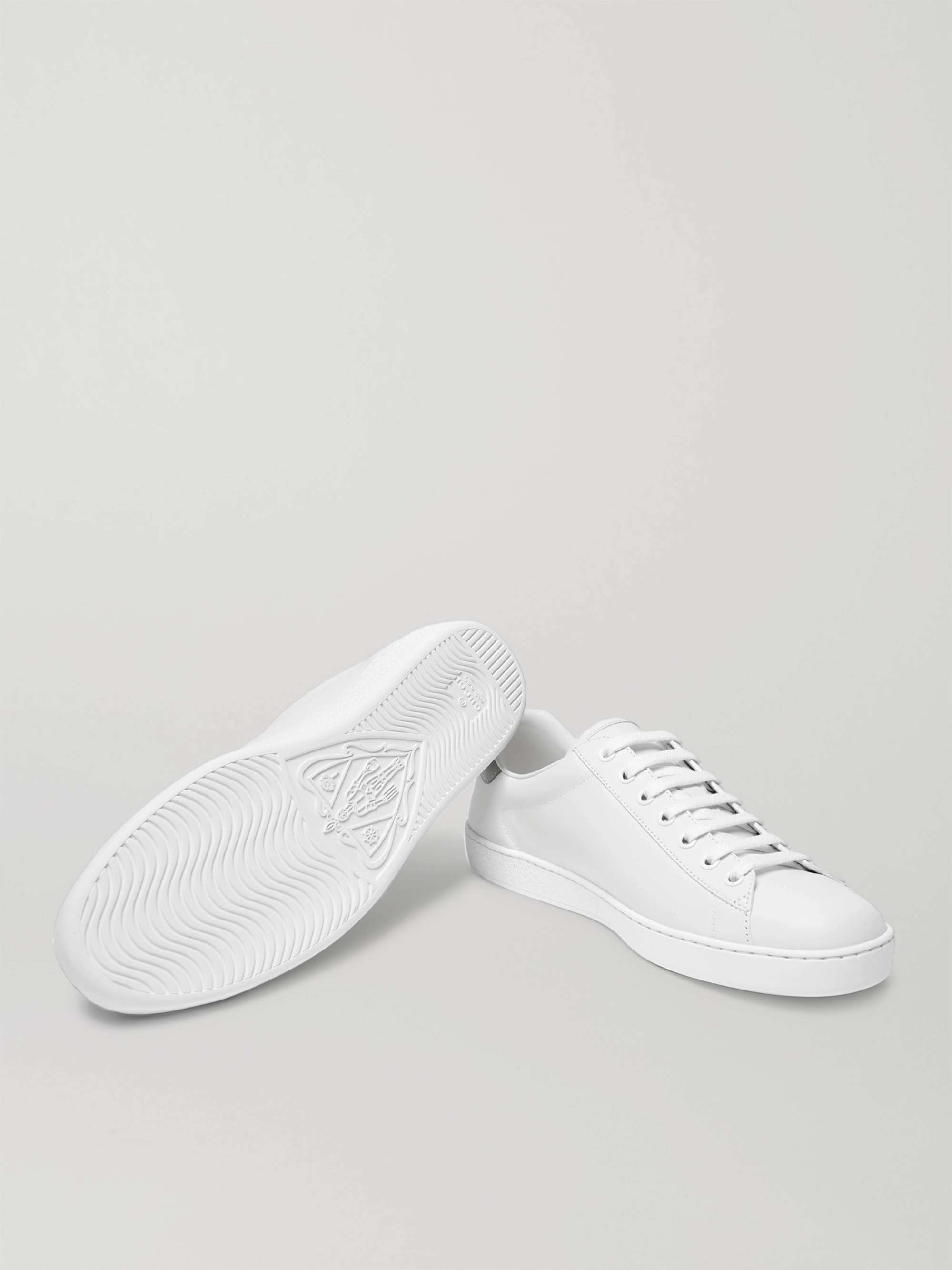 GUCCI New Ace Perforated Leather Sneakers