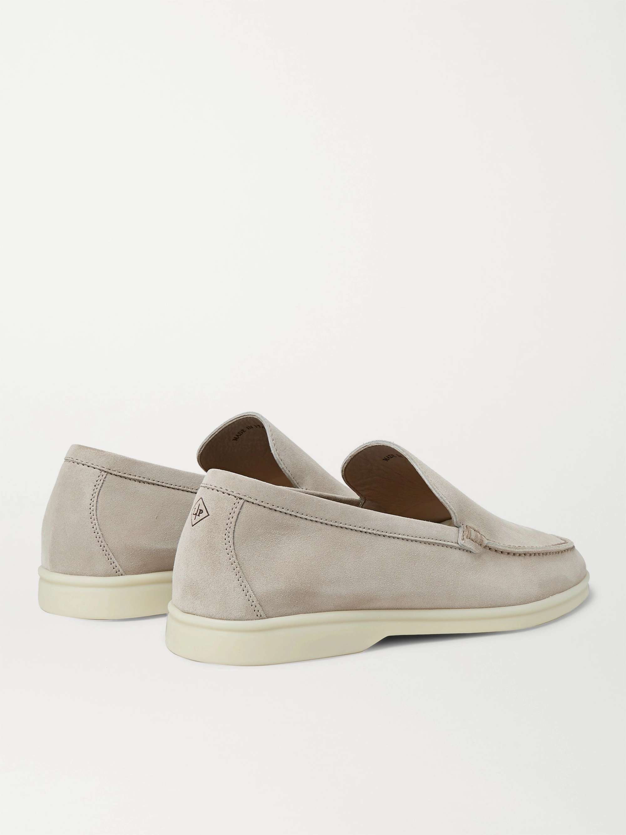 LORO PIANA Summer Walk Suede Loafers