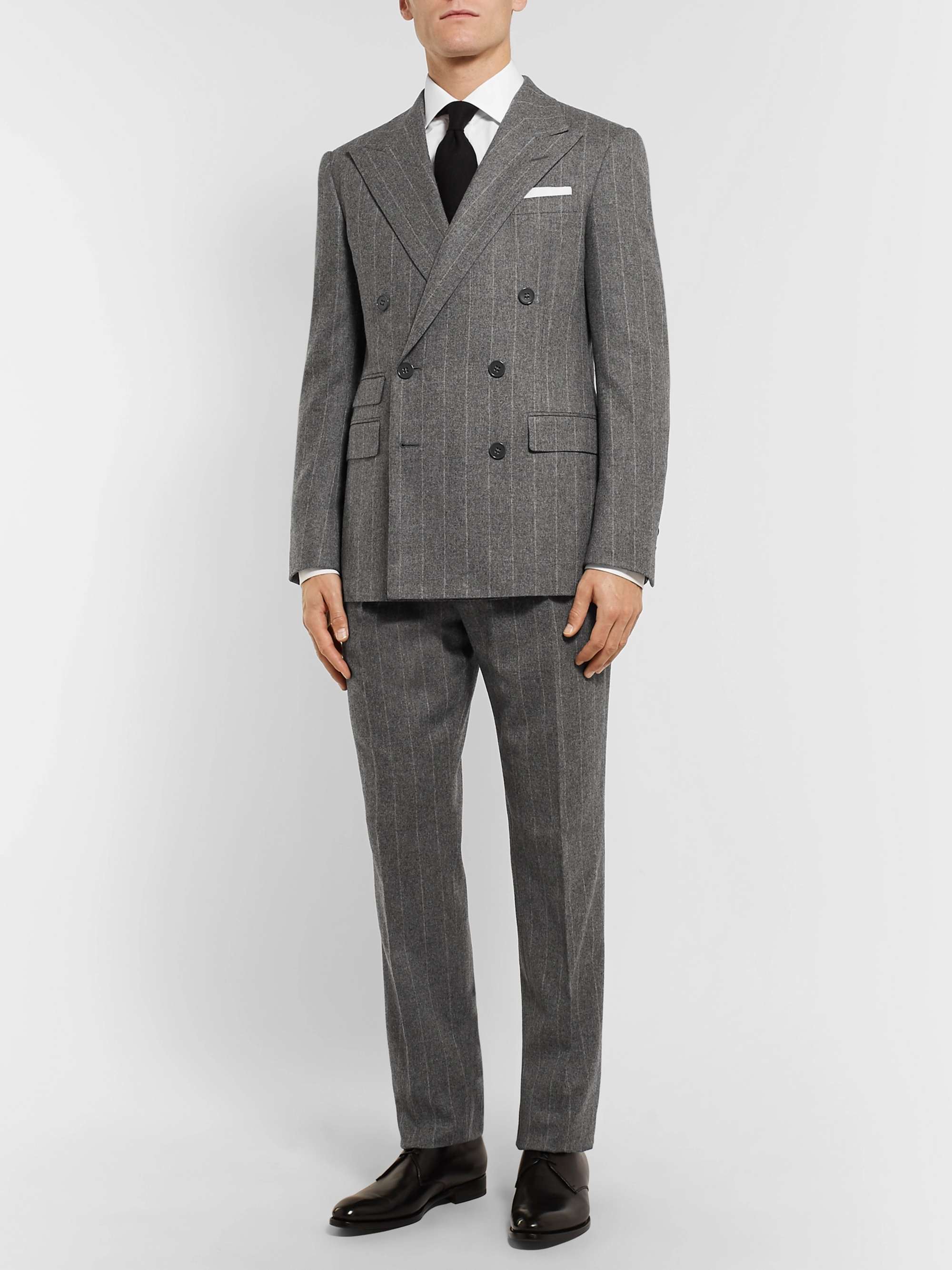 RALPH LAUREN PURPLE LABEL White Aston Cotton-Poplin Shirt