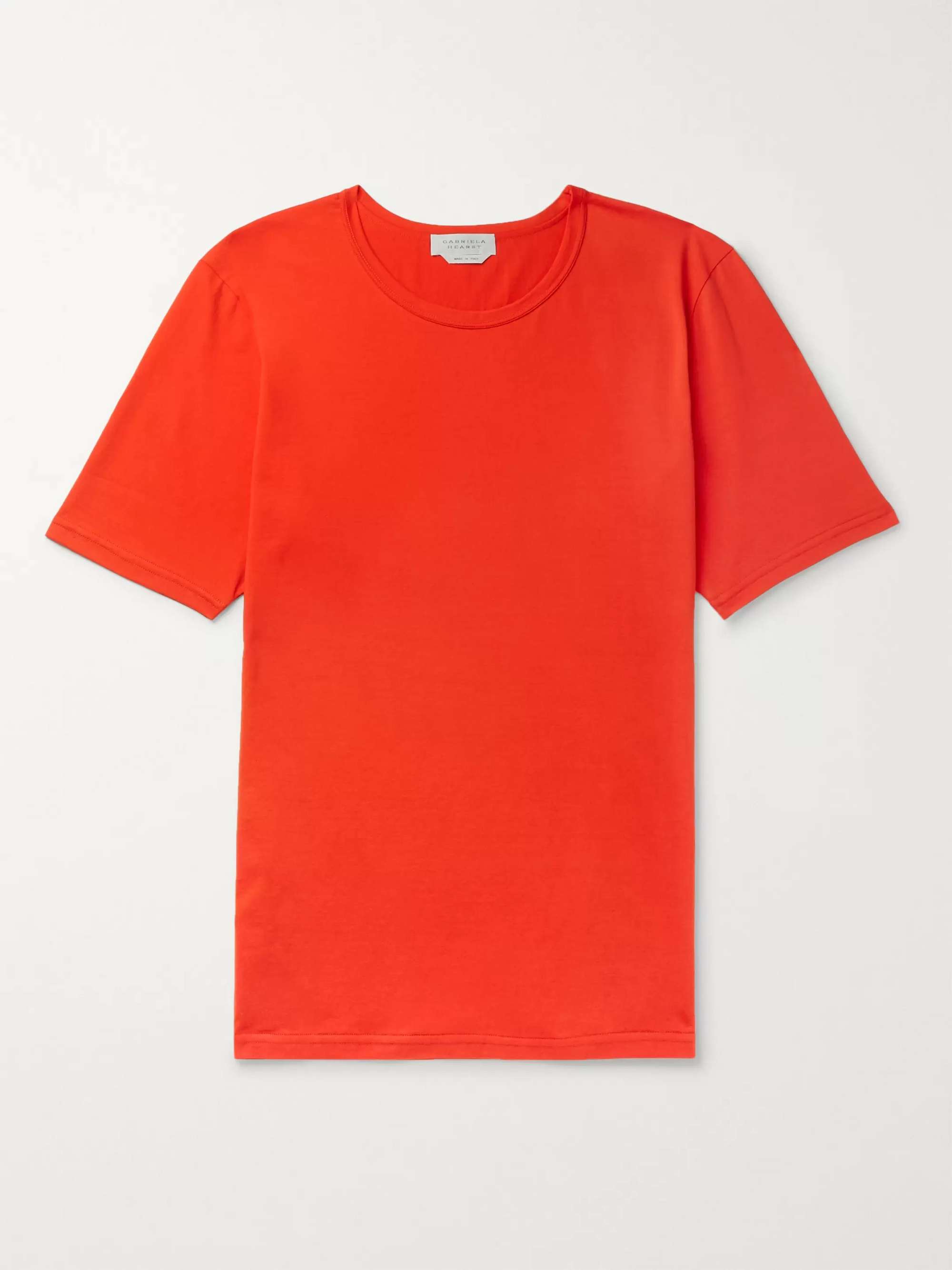 GABRIELA HEARST Banderia Cotton-Jersey T-Shirt for Men | MR PORTER