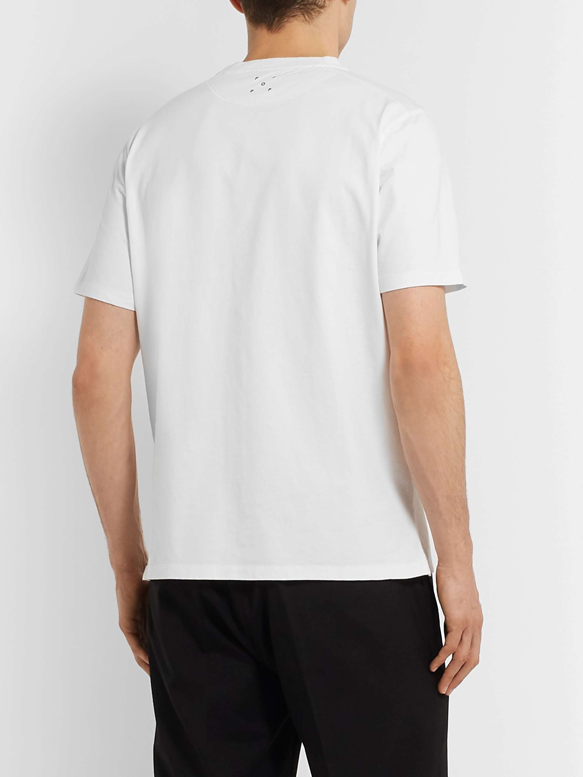 POP TRADING COMPANY Printed Cotton-Jersey T-Shirt