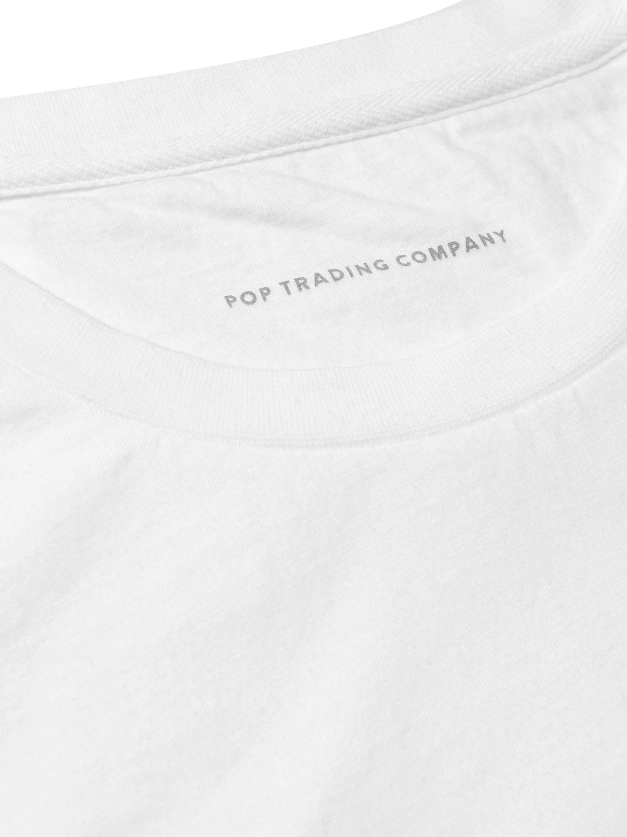 POP TRADING COMPANY Printed Cotton-Jersey T-Shirt