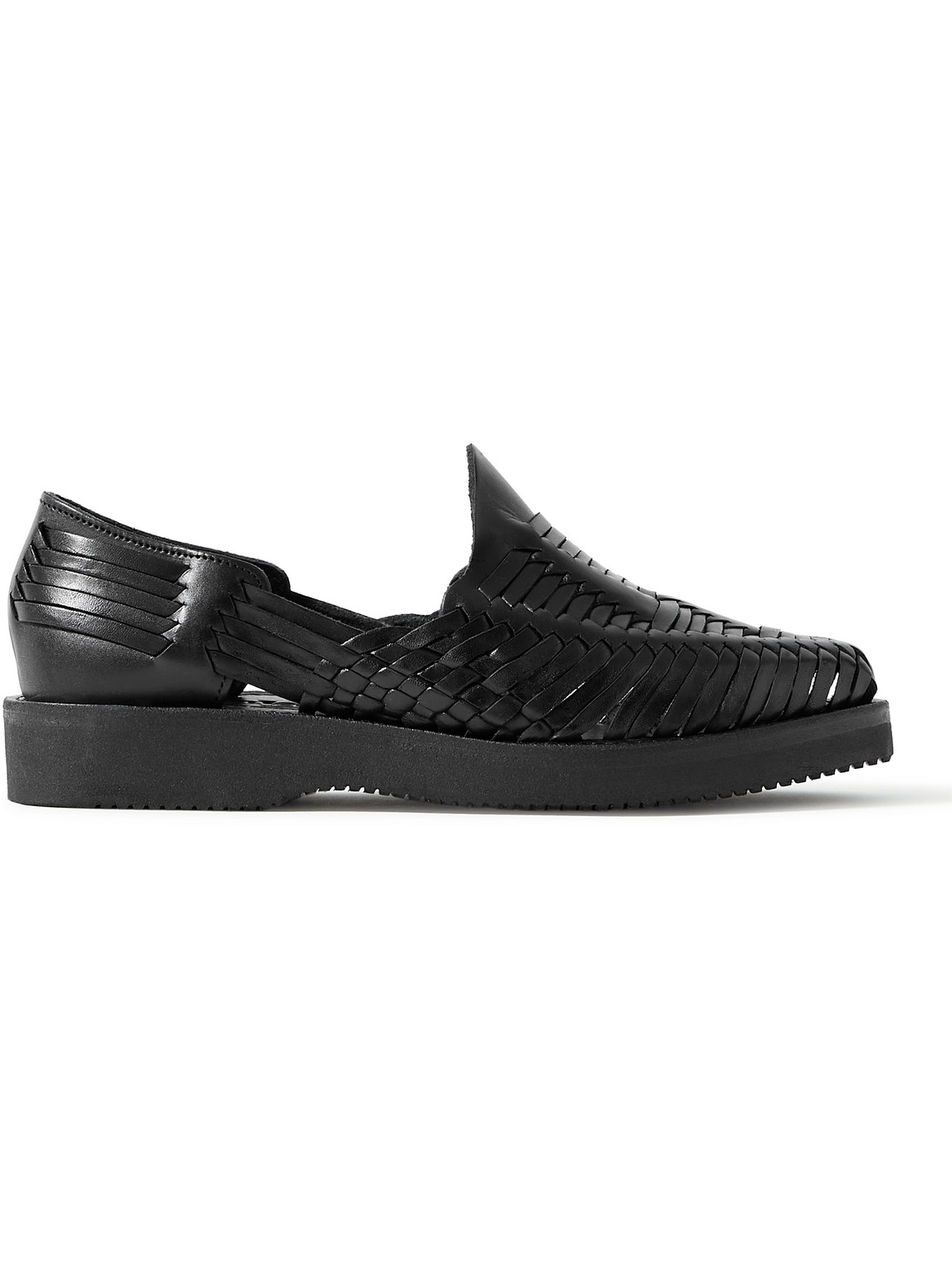 Alejandro Woven Leather Huarache Sandals