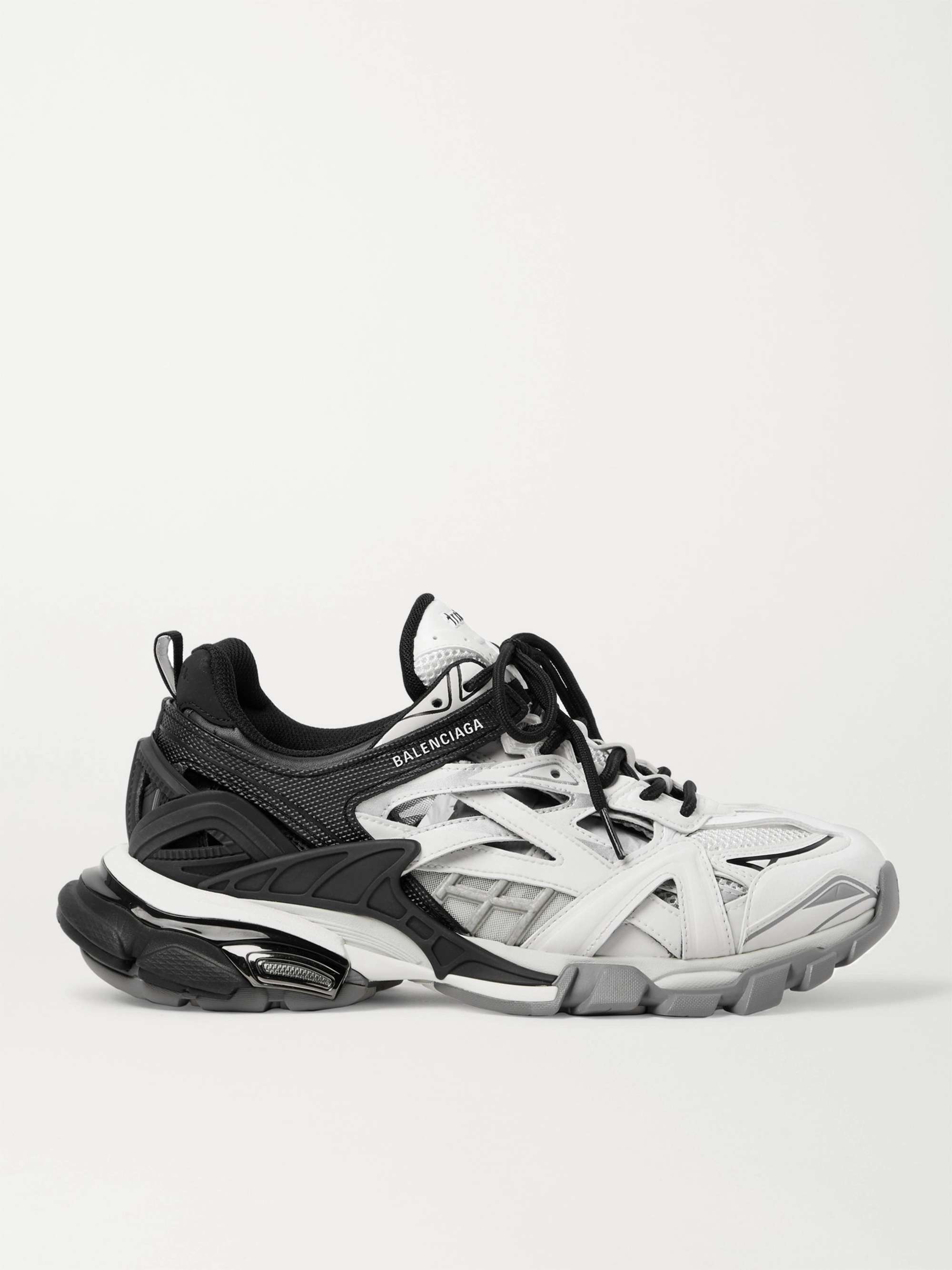 BALENCIAGA Track.2 Nylon, Mesh and Rubber Sneakers MR PORTER