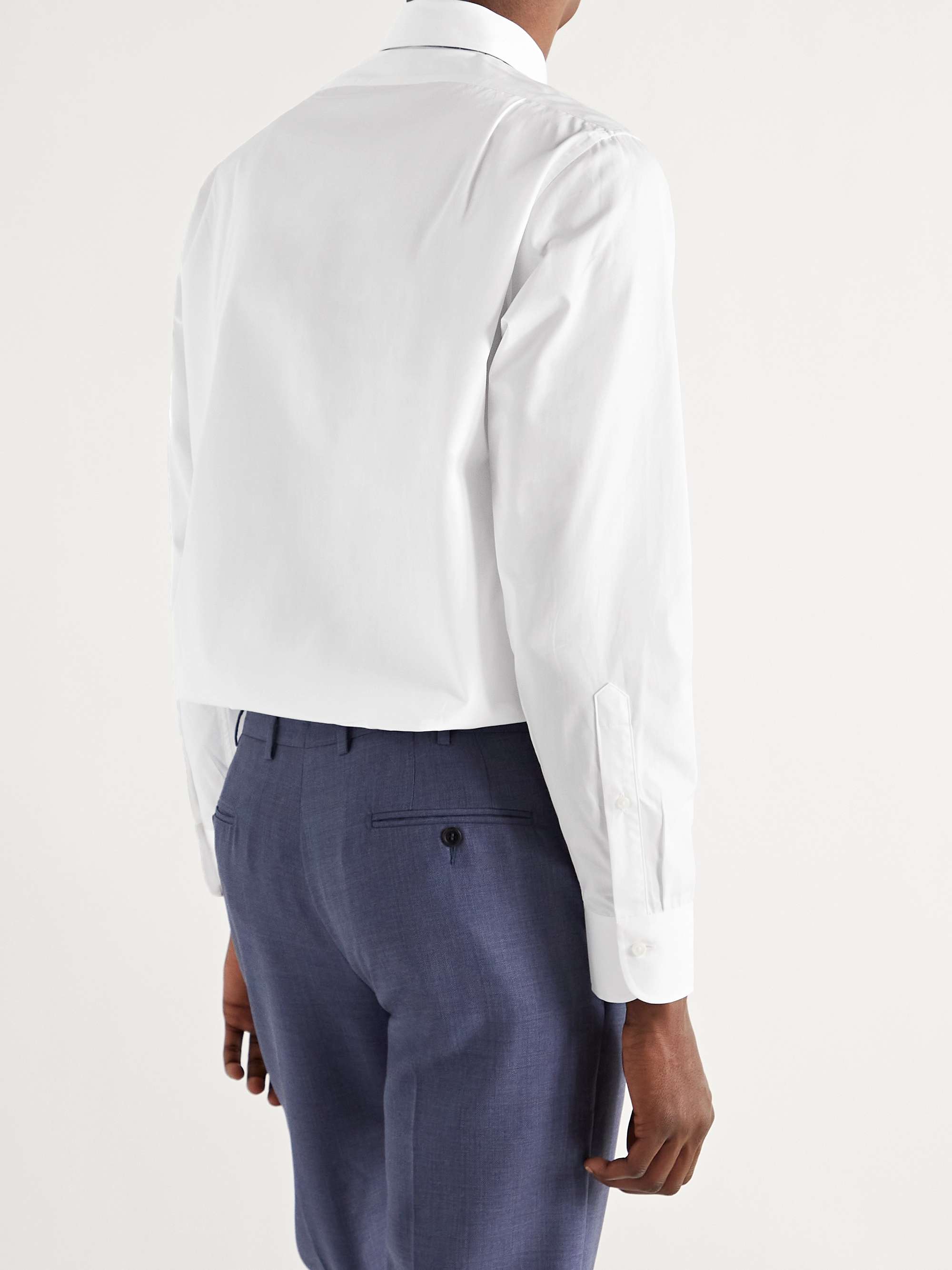 SID MASHBURN Cotton-Broadcloth Shirt