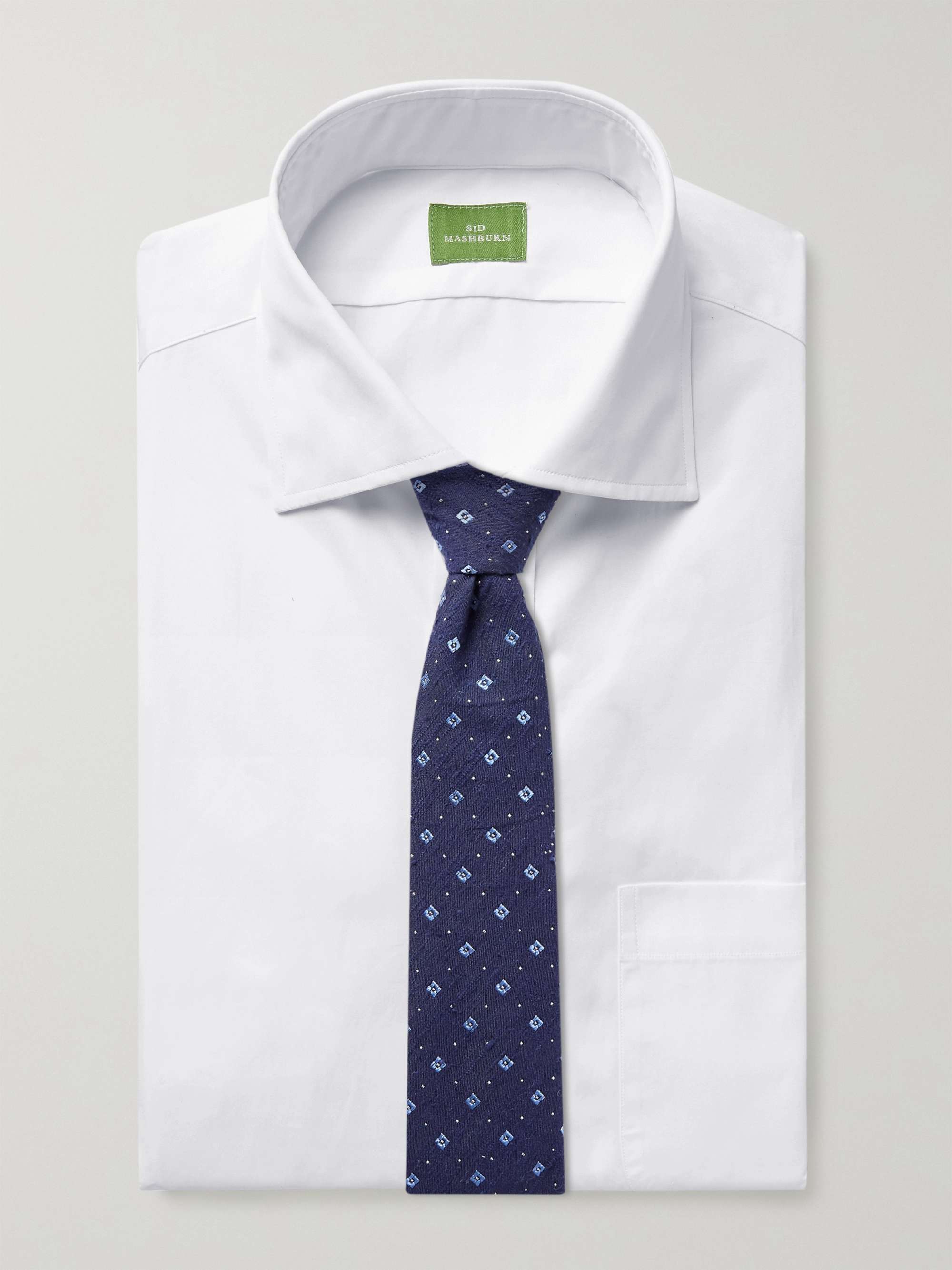 SID MASHBURN Cotton-Broadcloth Shirt