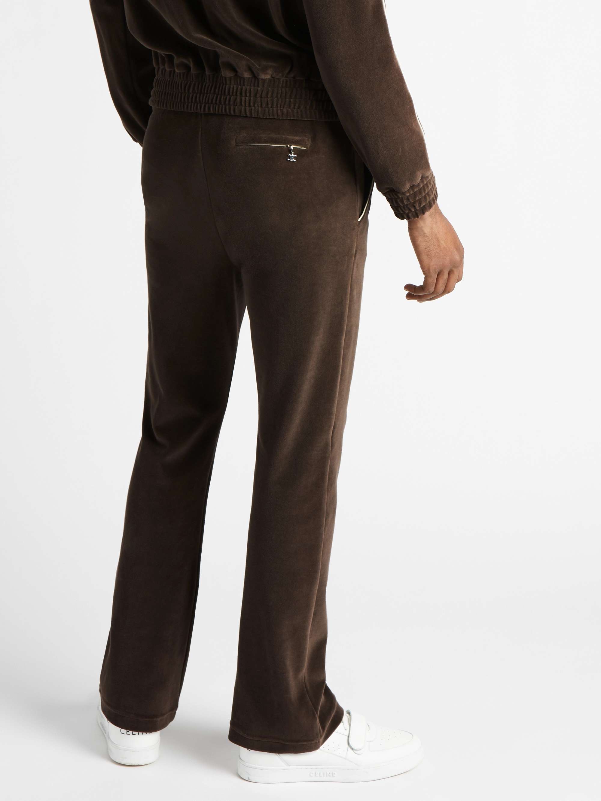 CELINE HOMME Cotton-Blend Velour Sweatpants