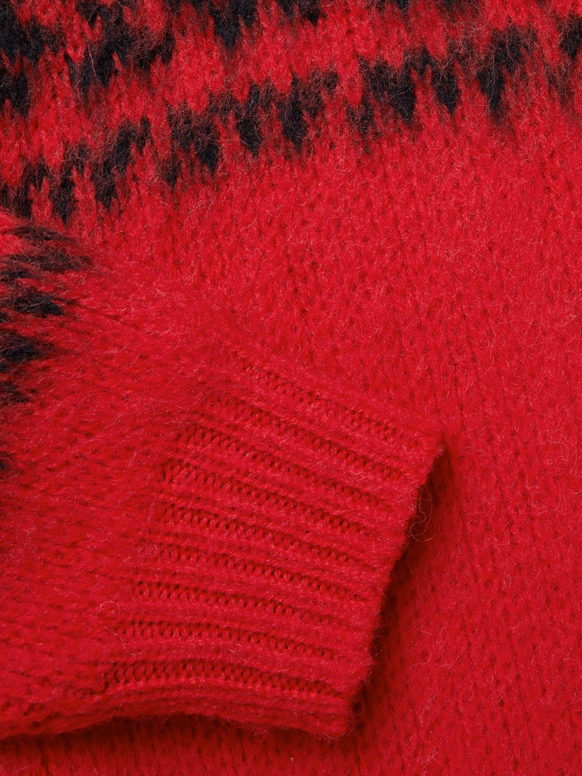 CELINE HOMME Fair Isle Wool-Jacquard Sweater
