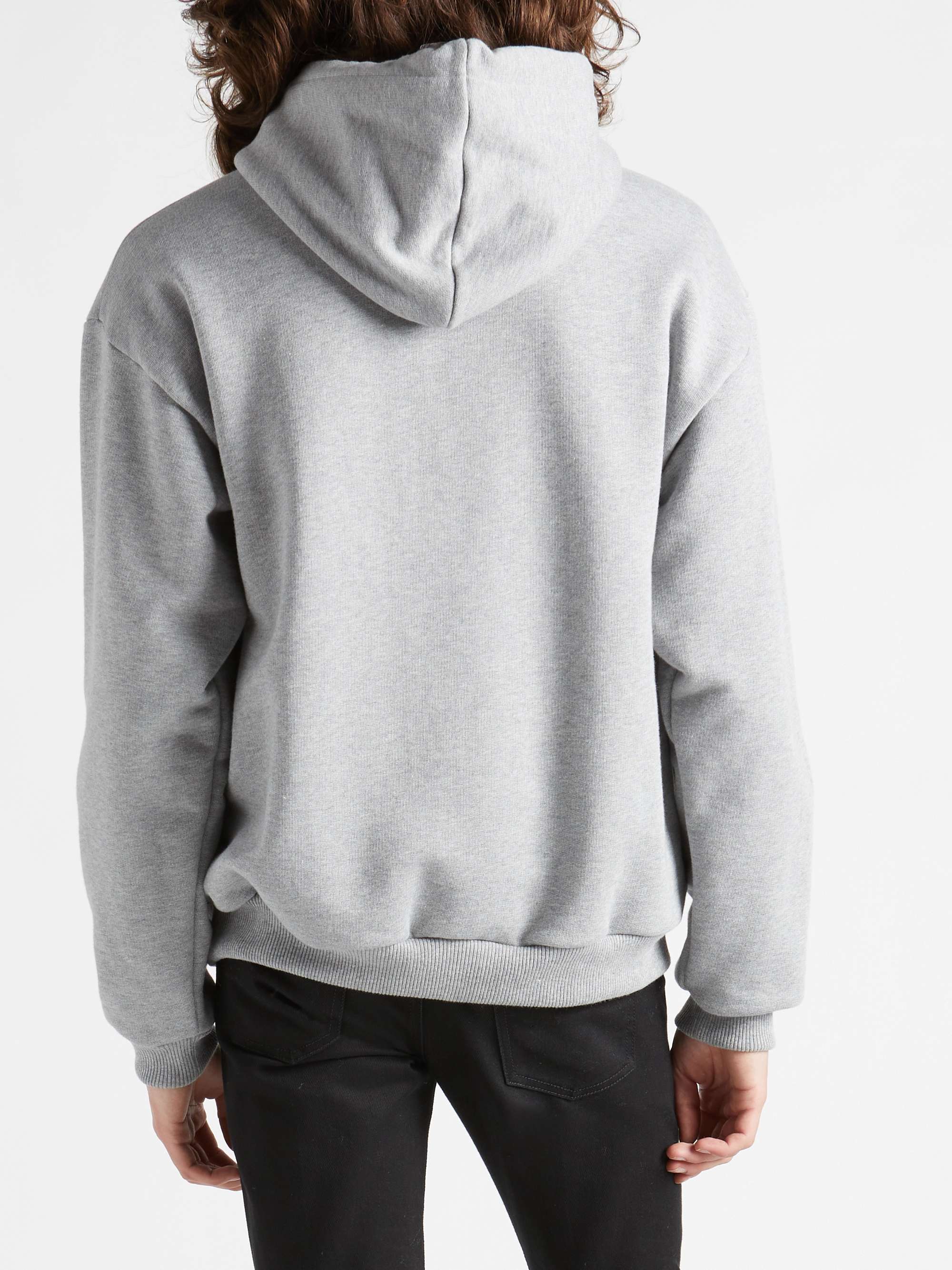 CELINE HOMME Loose Printed Cotton-Fleece Hoodie