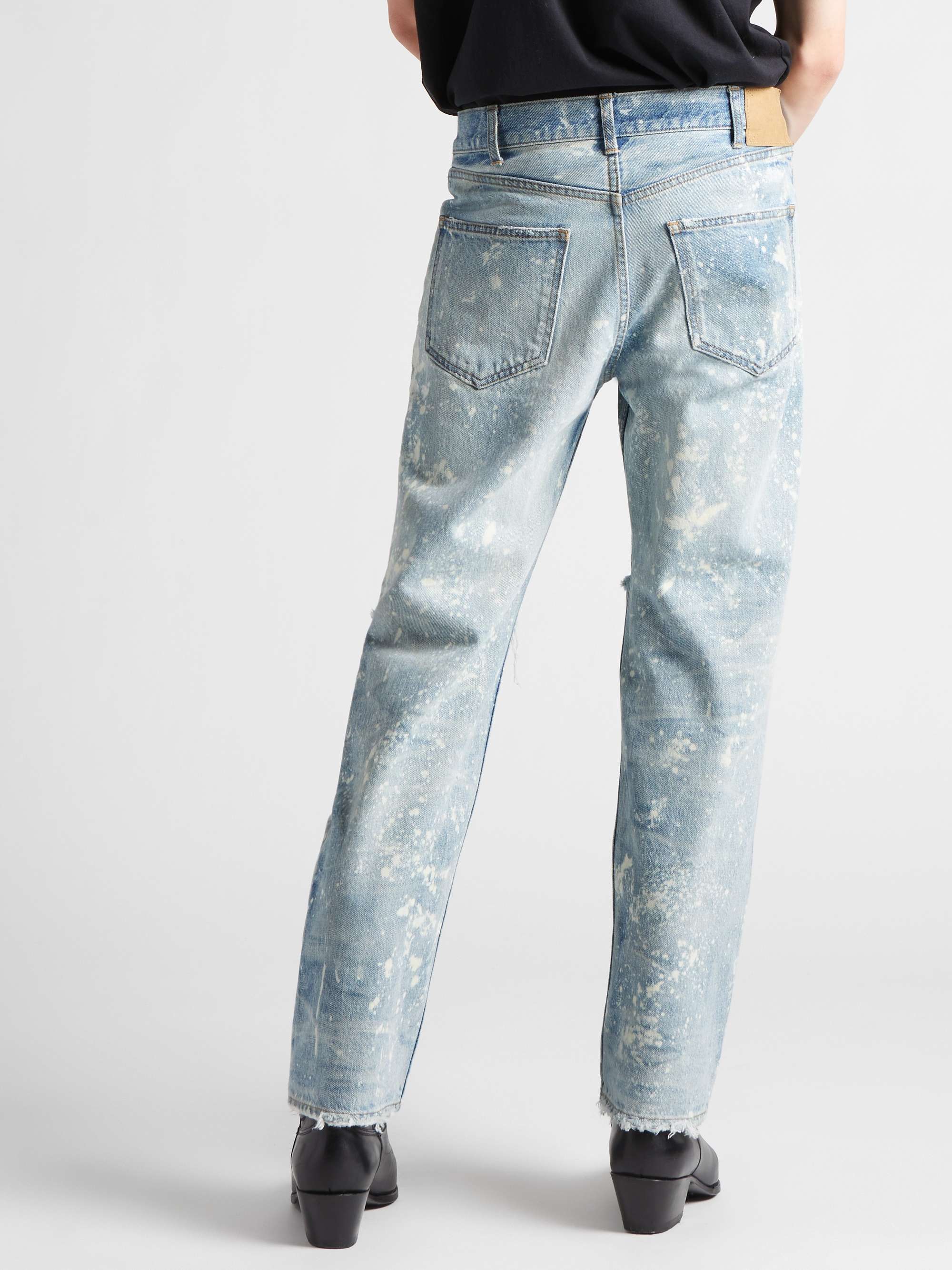 Kurt Distressed Bleached Jeans
