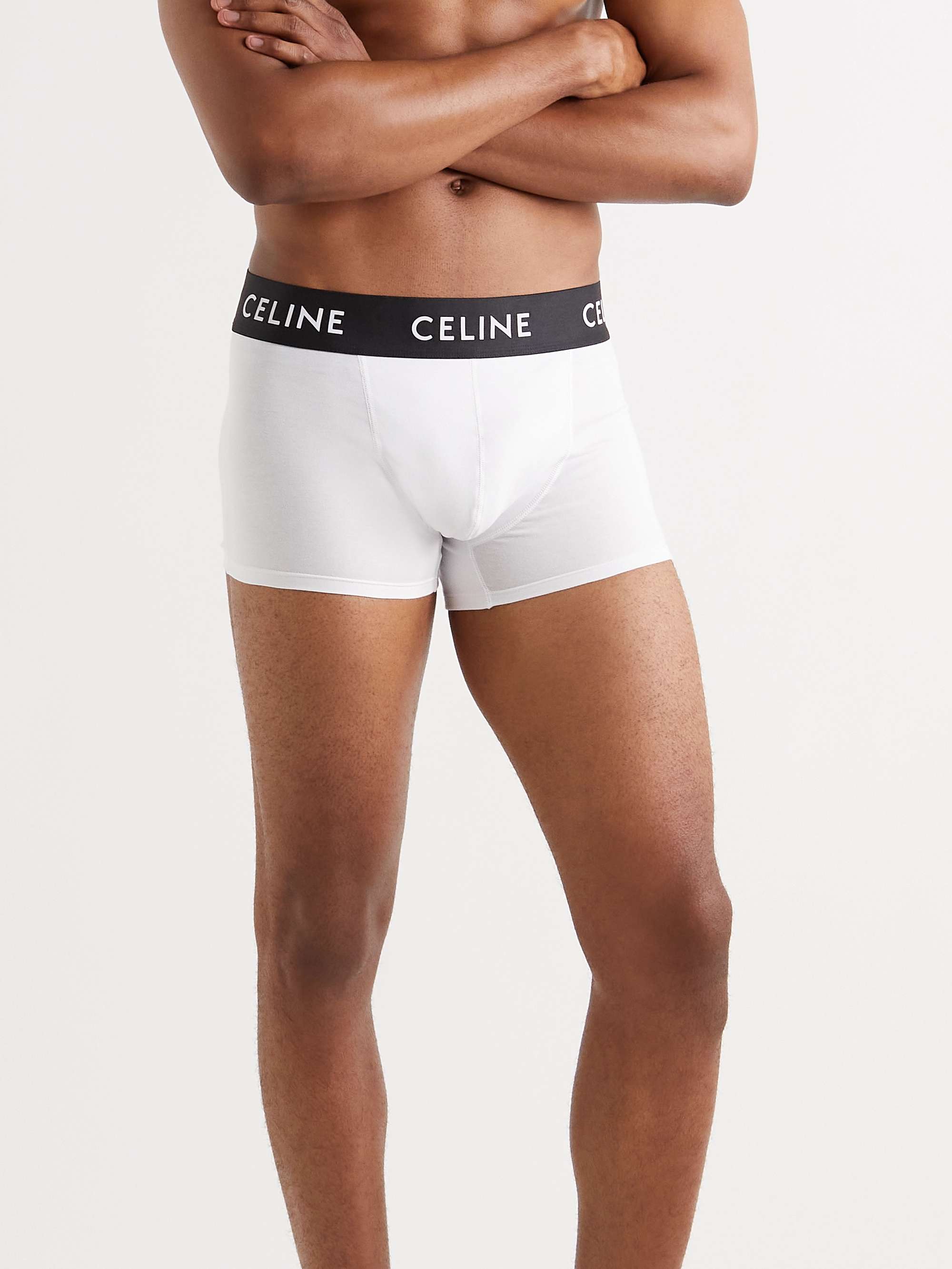 CELINE HOMME Stretch-Cotton Boxer Briefs