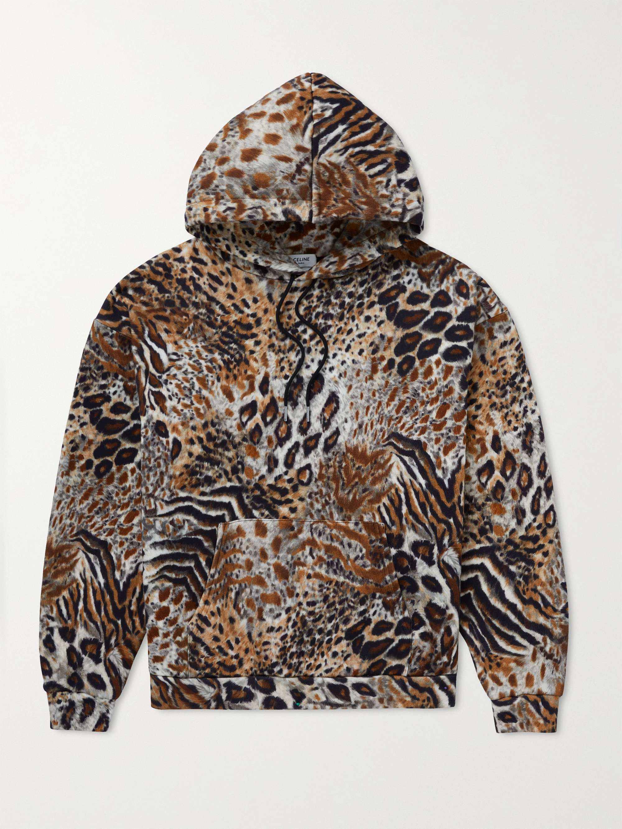 hoodie leopard print