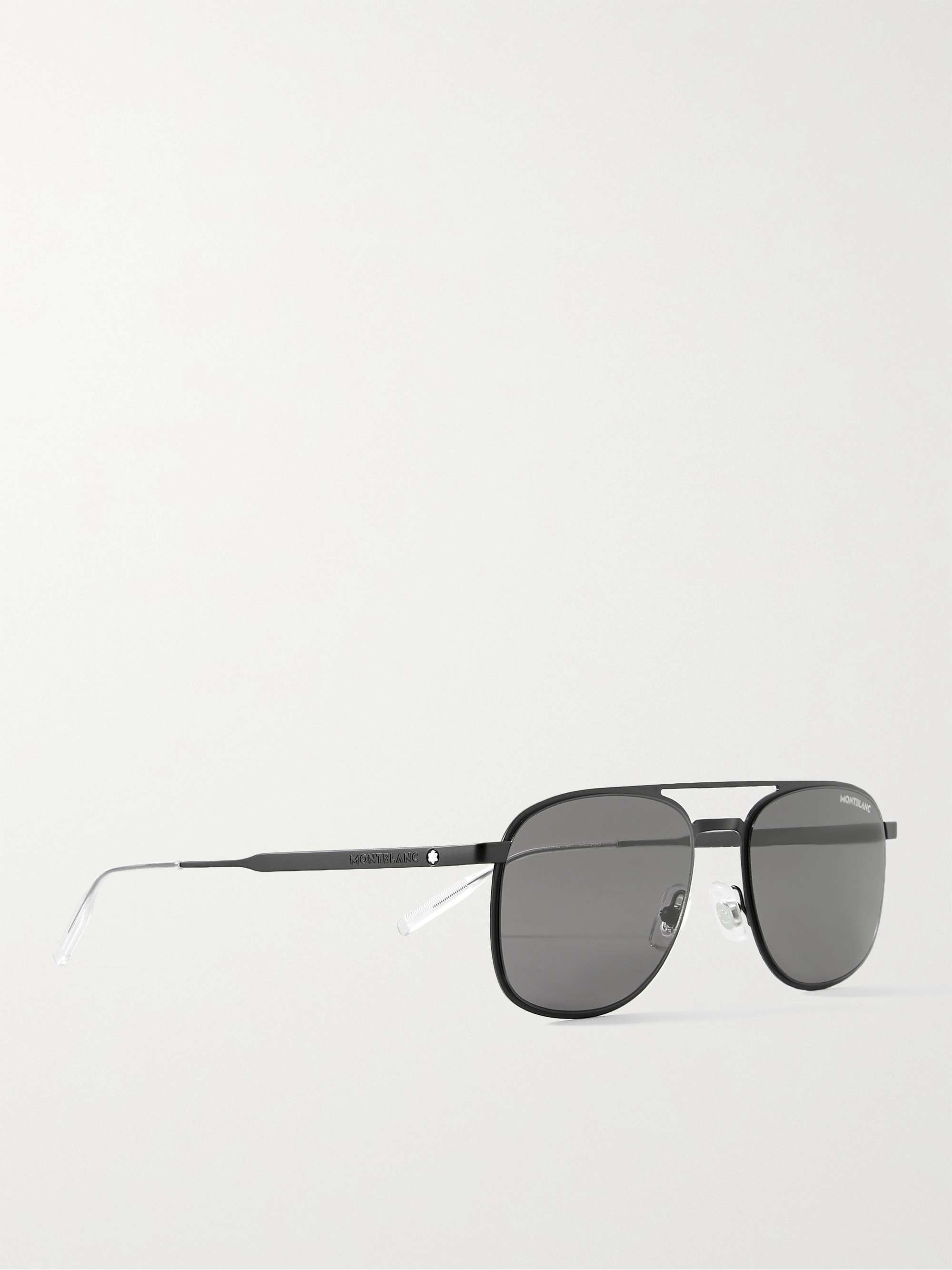 MONTBLANC Aviator-Style Gold-Tone Sunglasses