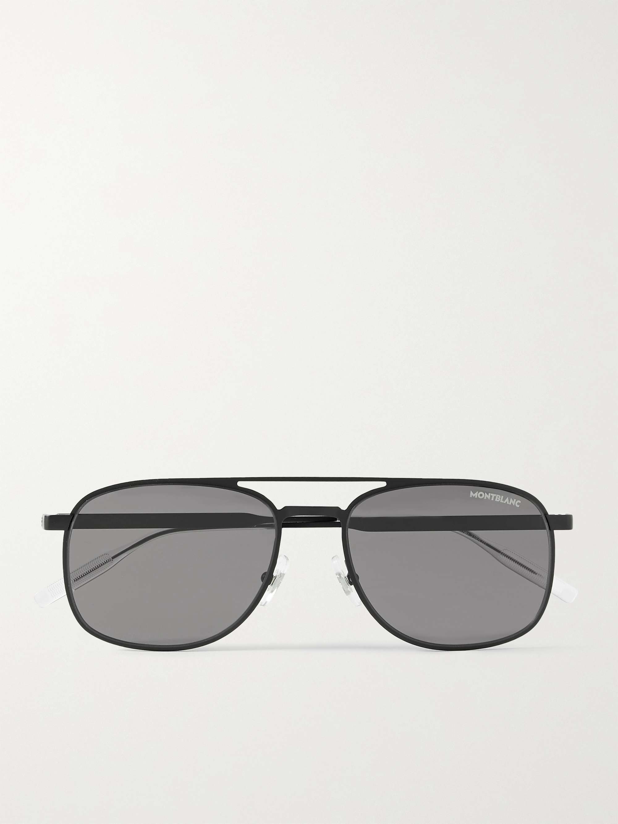 MONTBLANC Aviator-Style Gold-Tone Sunglasses